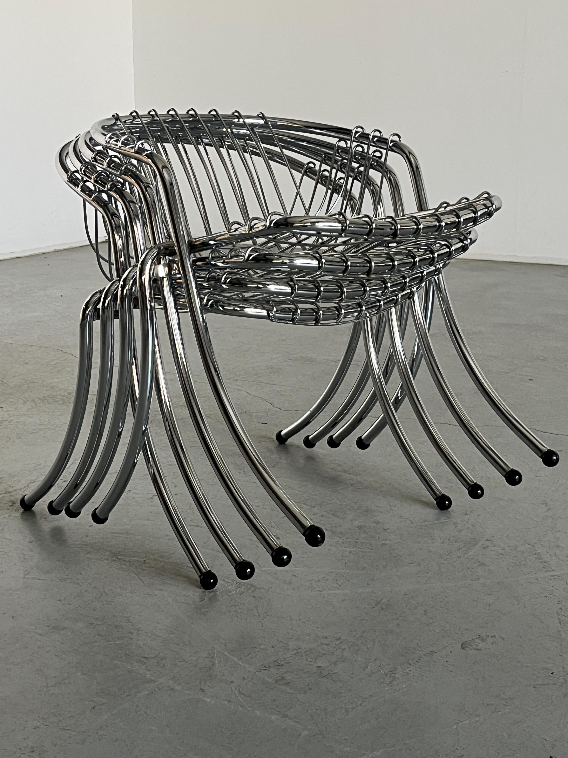 ‘Lynn’ Armchairs by Gastone Rinaldi for Rima