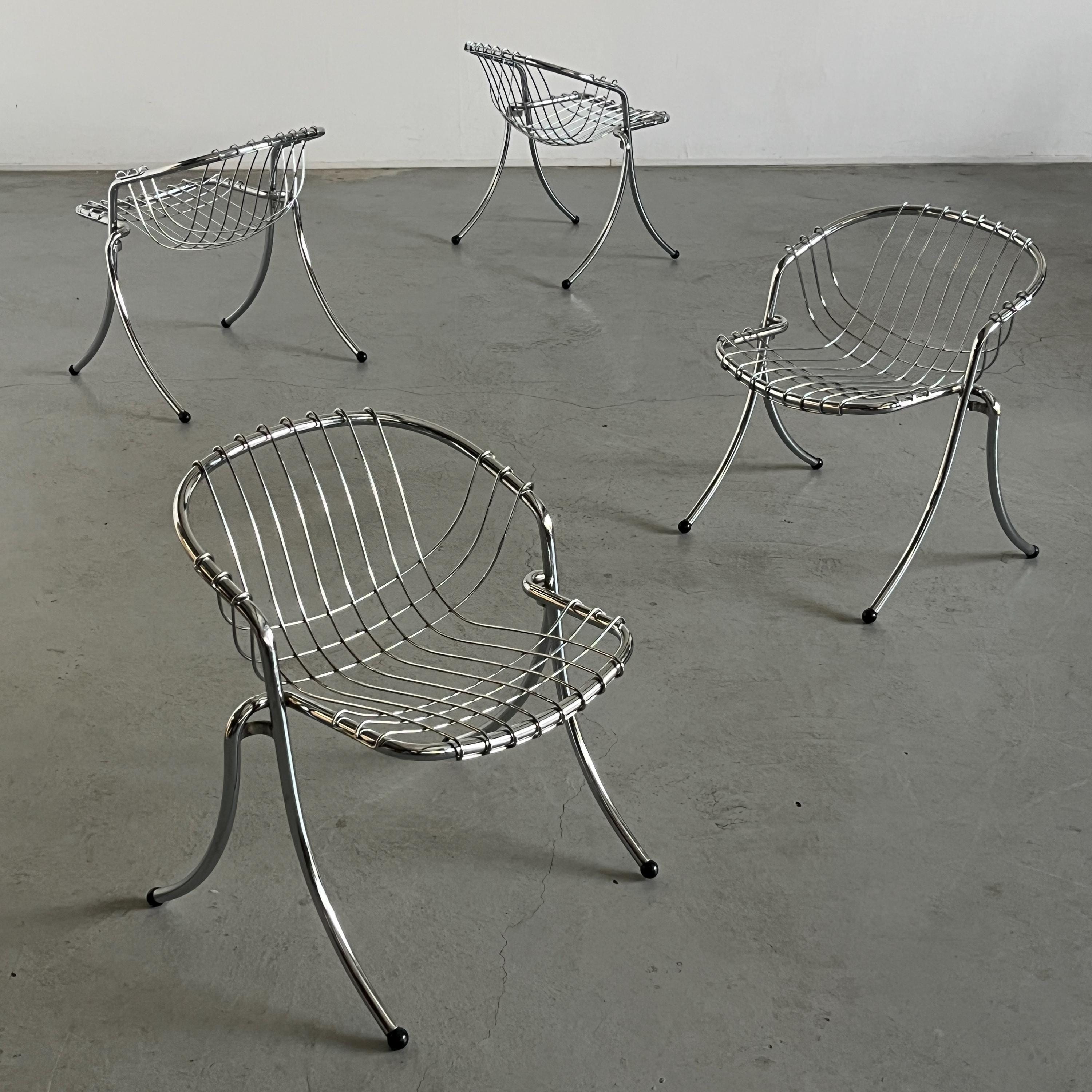 ‘Lynn’ Armchairs by Gastone Rinaldi for Rima