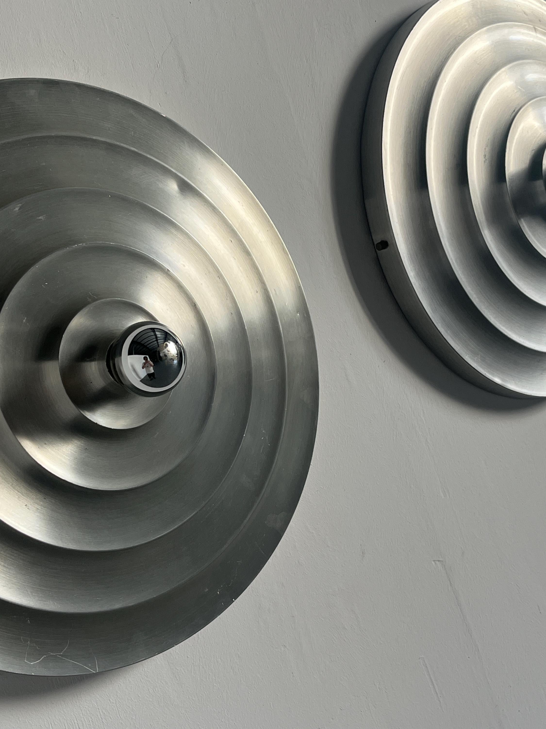 Space Age Mounted Wall Lamps
