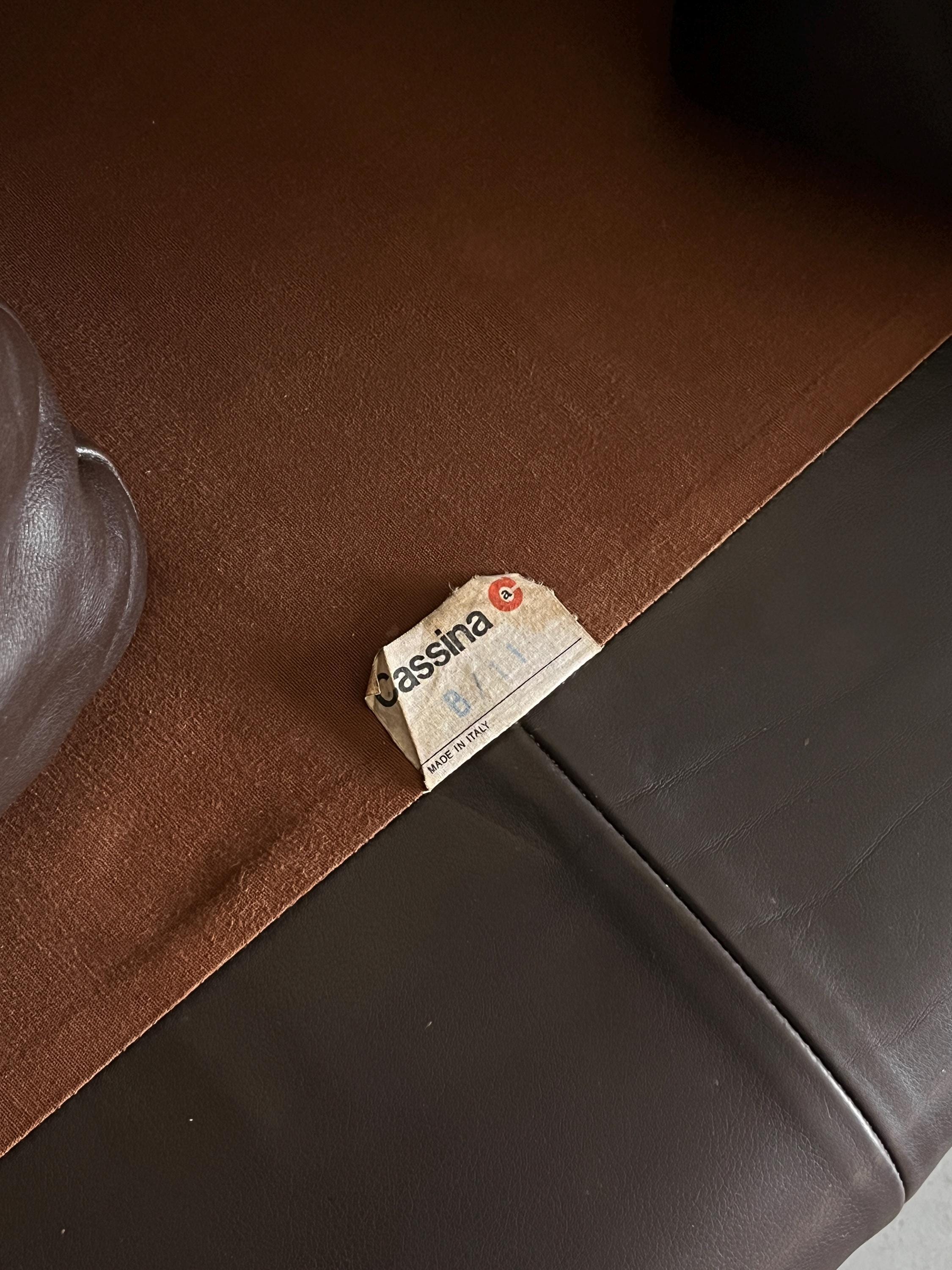 'Maralunga' Ensemble Seating Set by Vico Magistretti for Cassina