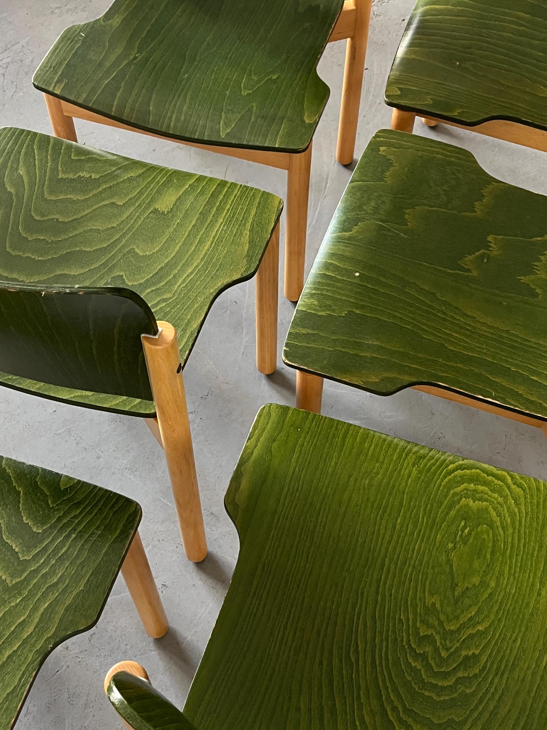 Mid-Century Modern Stackable Dining Chairs by Kusch + Co