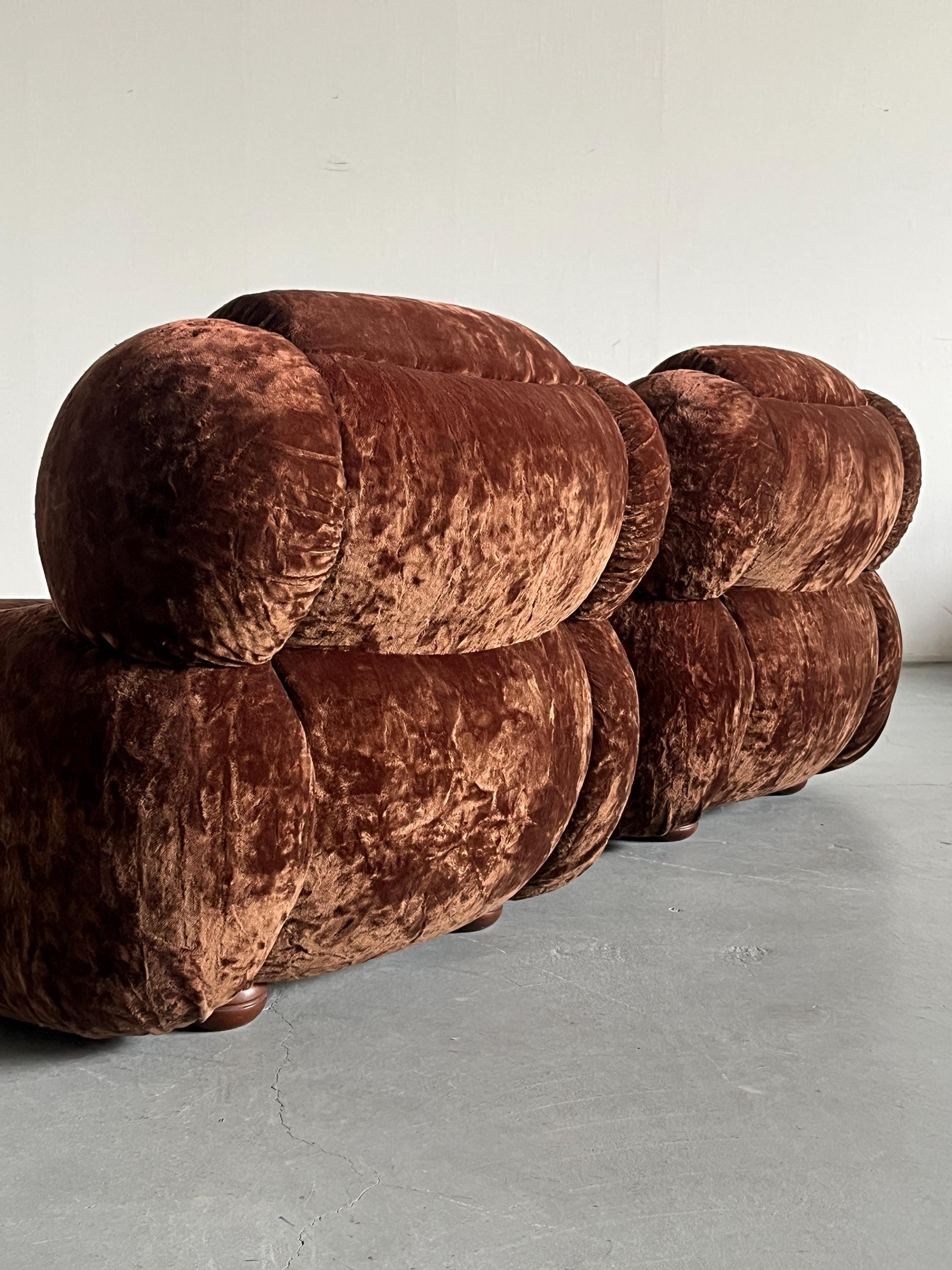 Italian Mid-Century Modern Cloud Armchairs