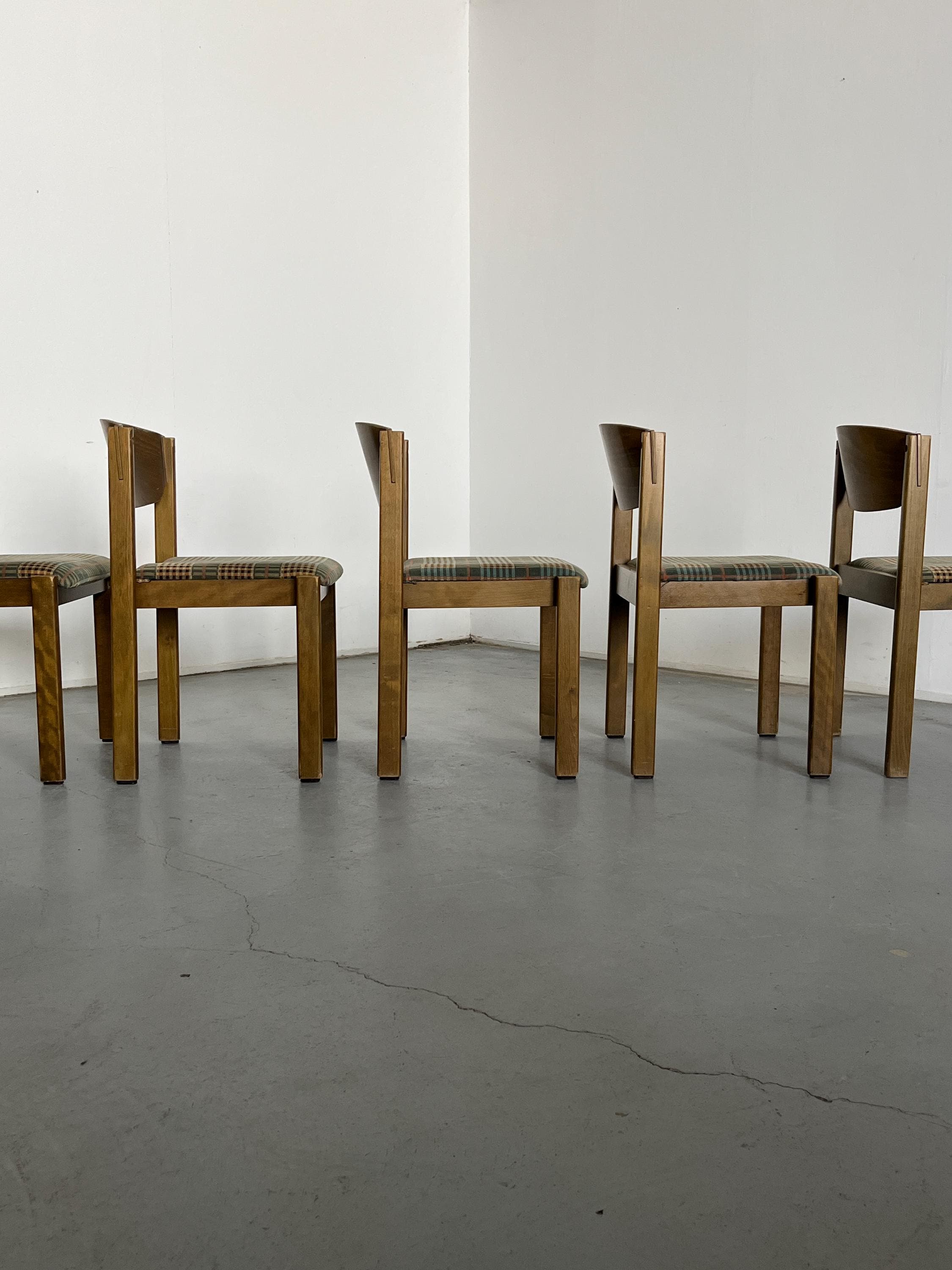 Stackable Dining Chairs in the Style of Roland Raine, 1970s Germany
