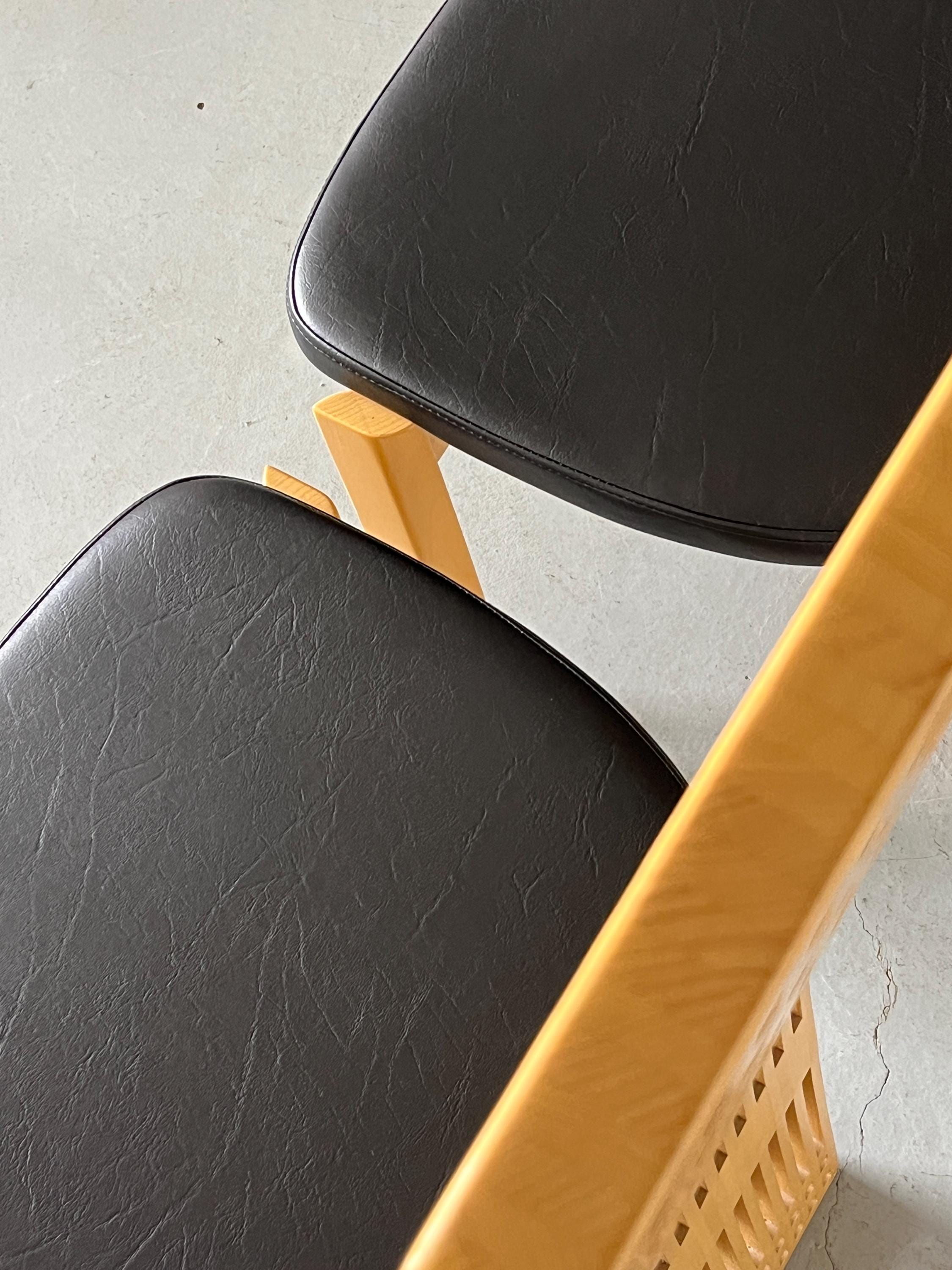 High Back Dining Chairs in the Style of Pietro Costantini