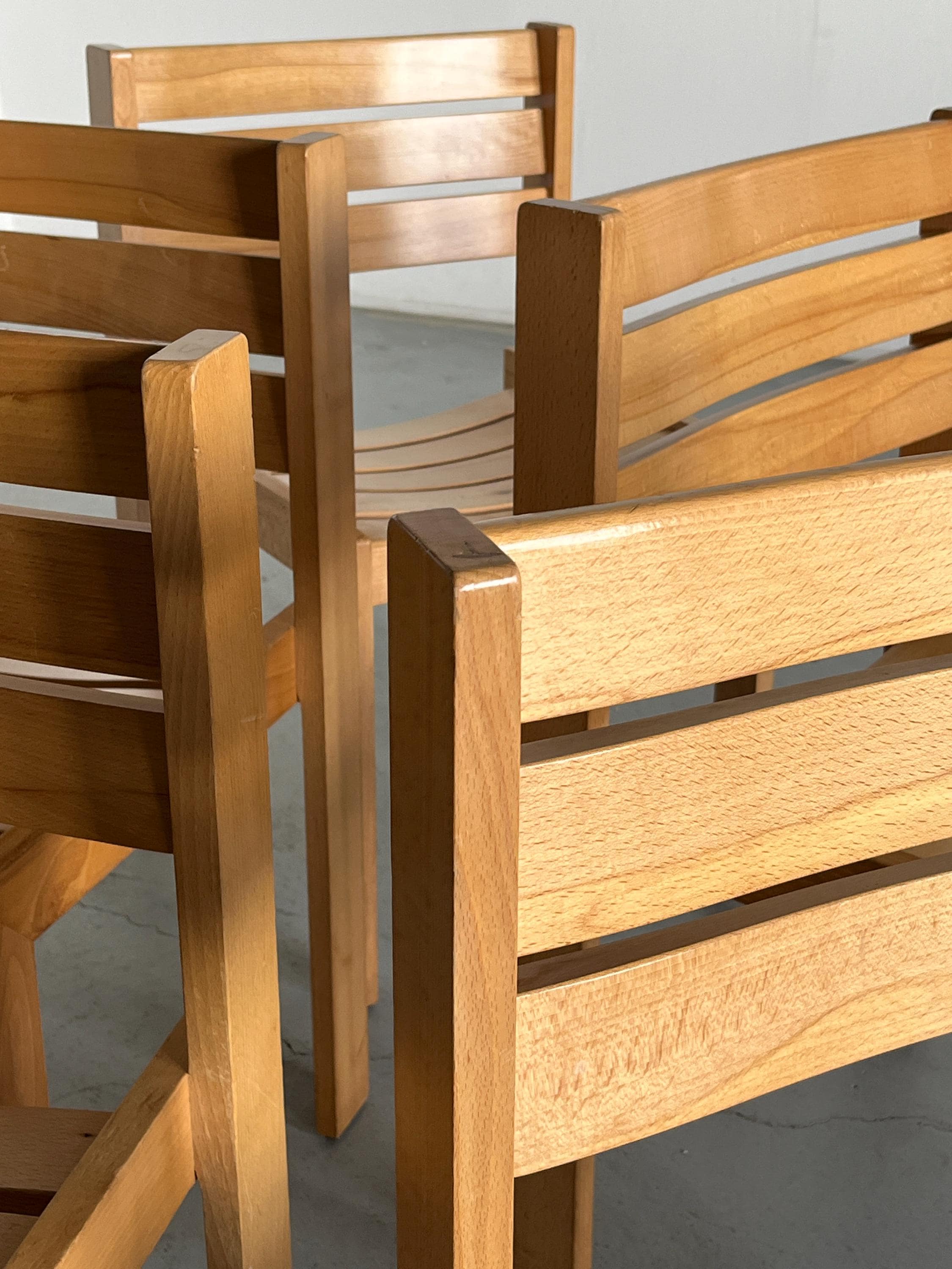 Scandinavian Mid-Century Modern Stackable Chairs by Wilkhahn