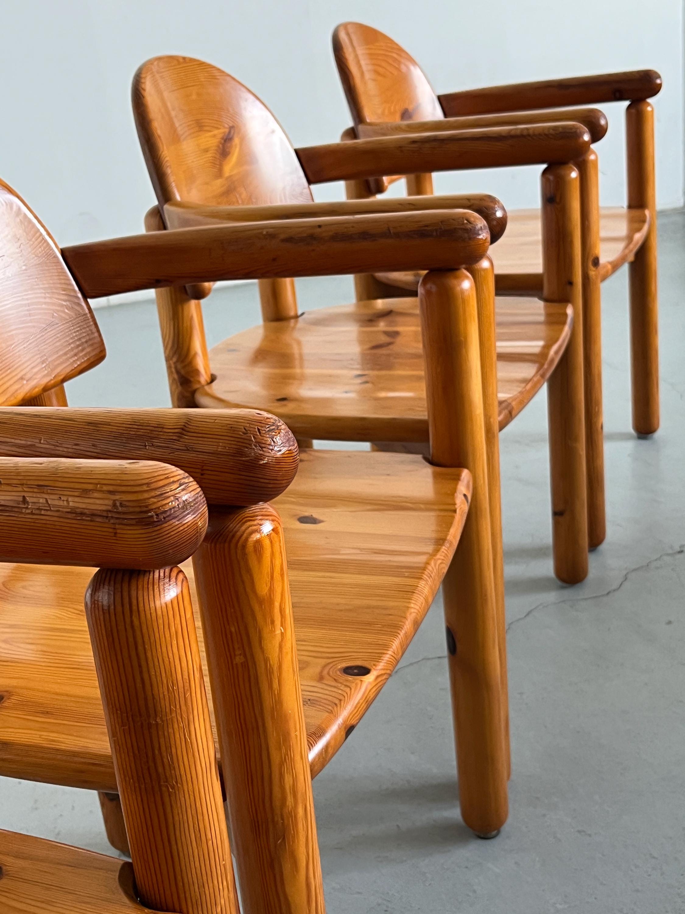 Solid Pine Armchairs by Rainer Daumiller for Hirtshals
