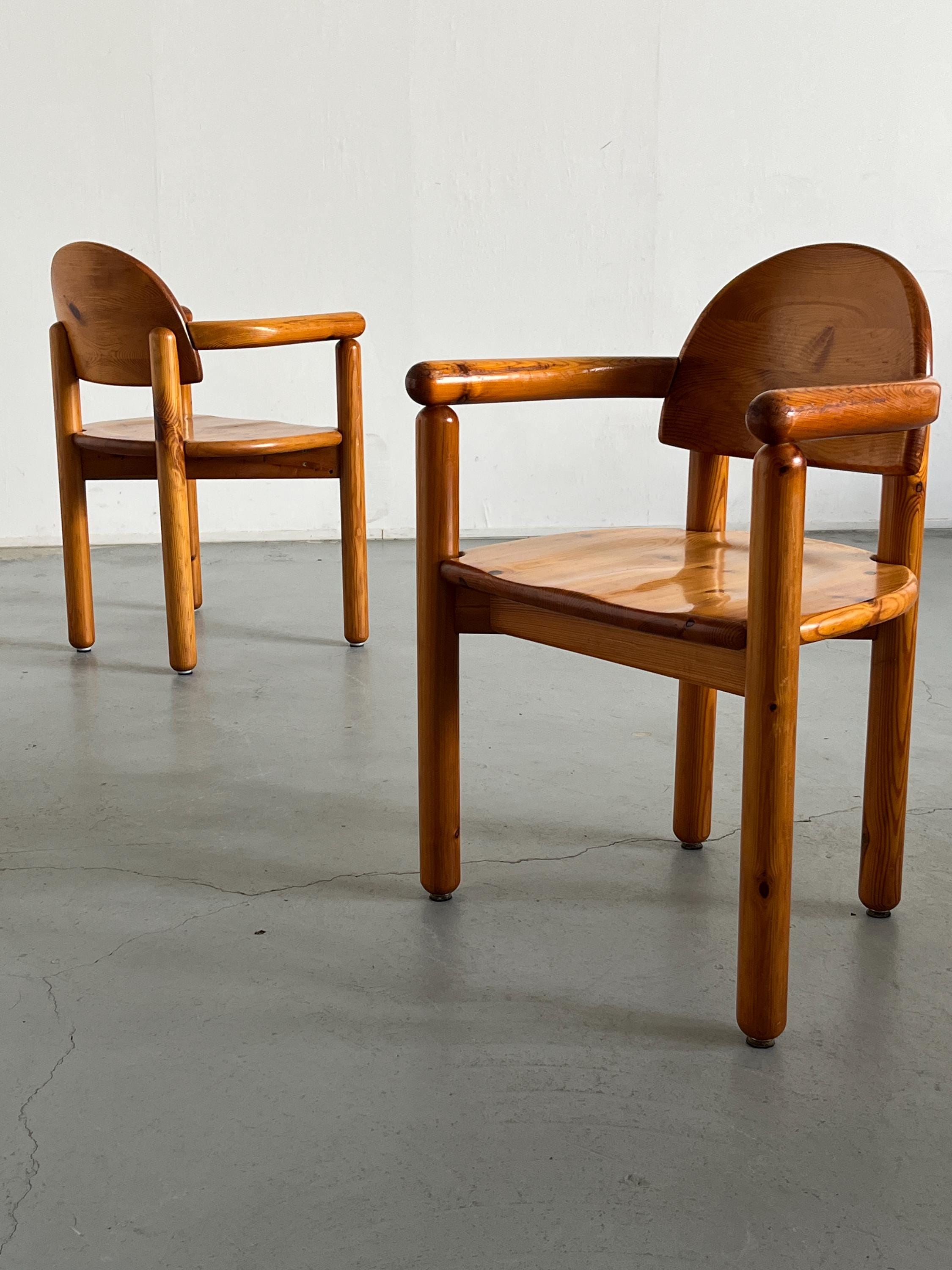 Solid Pine Armchairs by Rainer Daumiller for Hirtshals