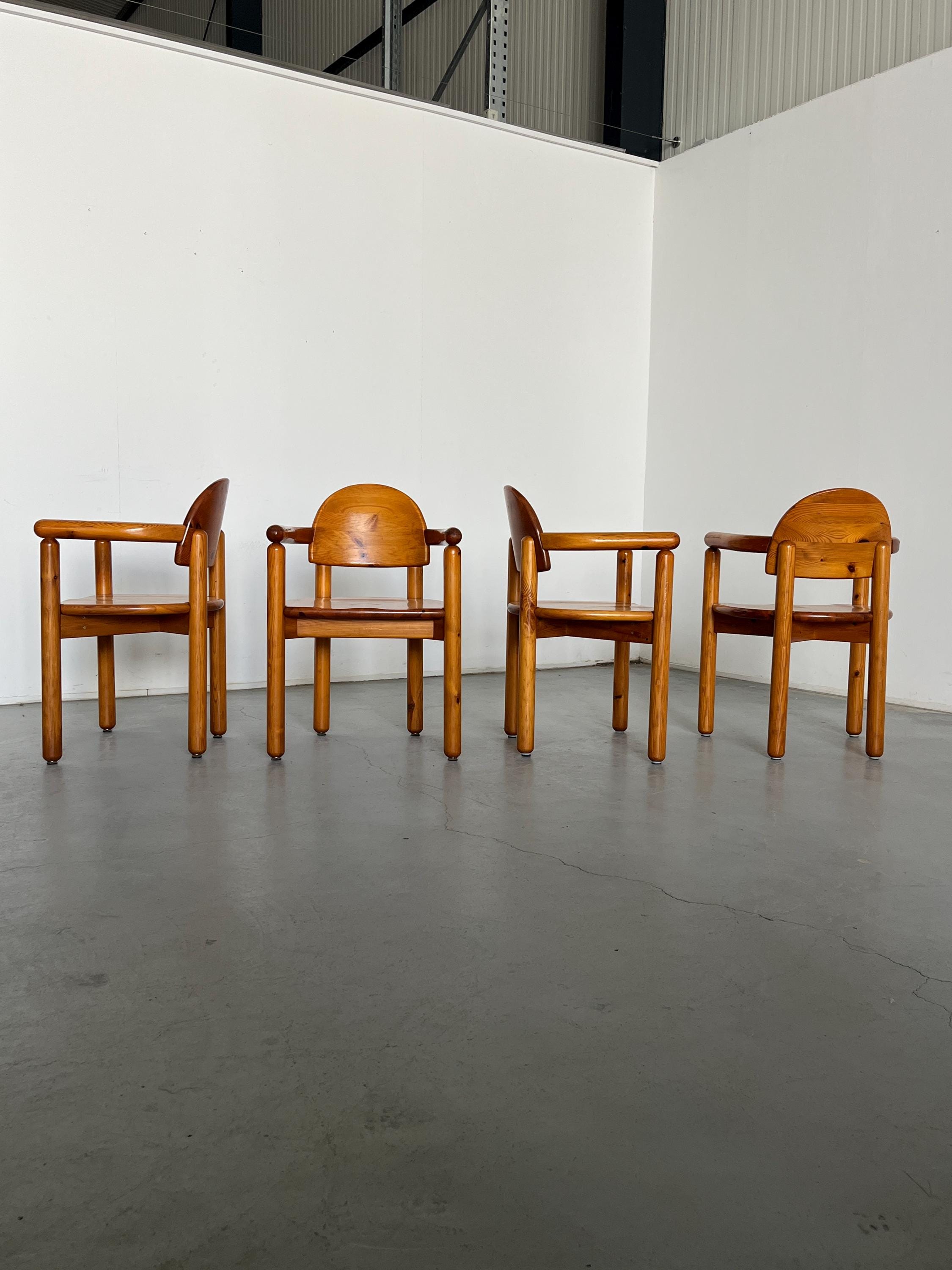 Solid Pine Armchairs by Rainer Daumiller for Hirtshals