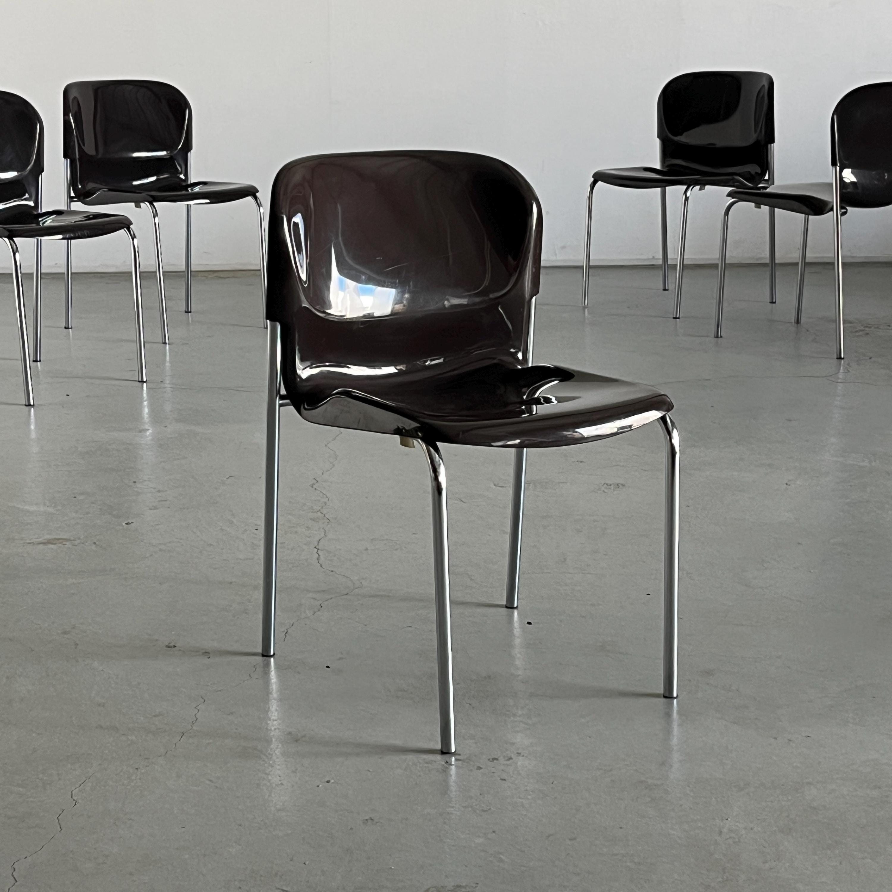 ‘SM 400 K’ Dining Chairs by Gerd Lange for Drabert