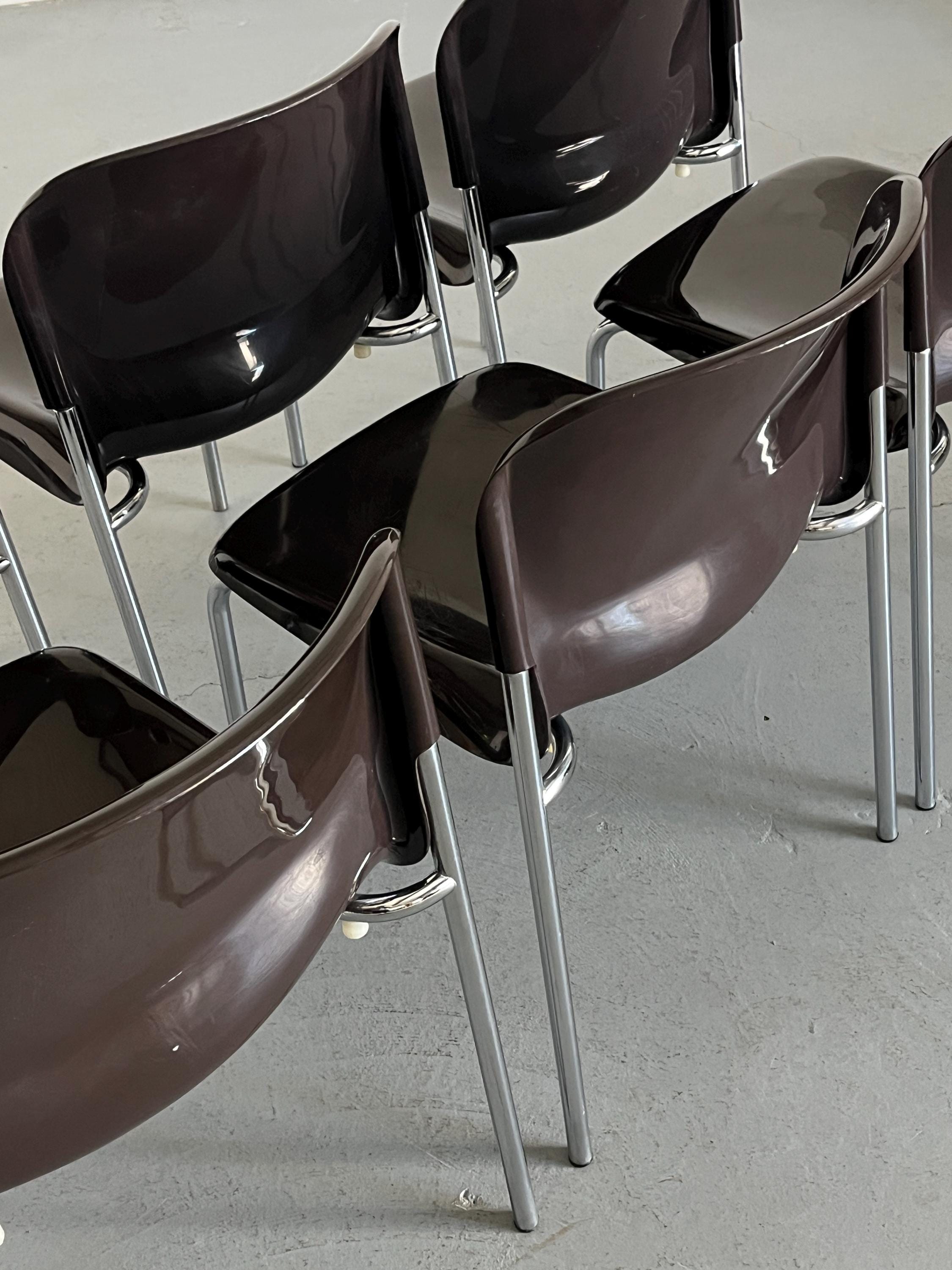 ‘SM 400 K’ Dining Chairs by Gerd Lange for Drabert