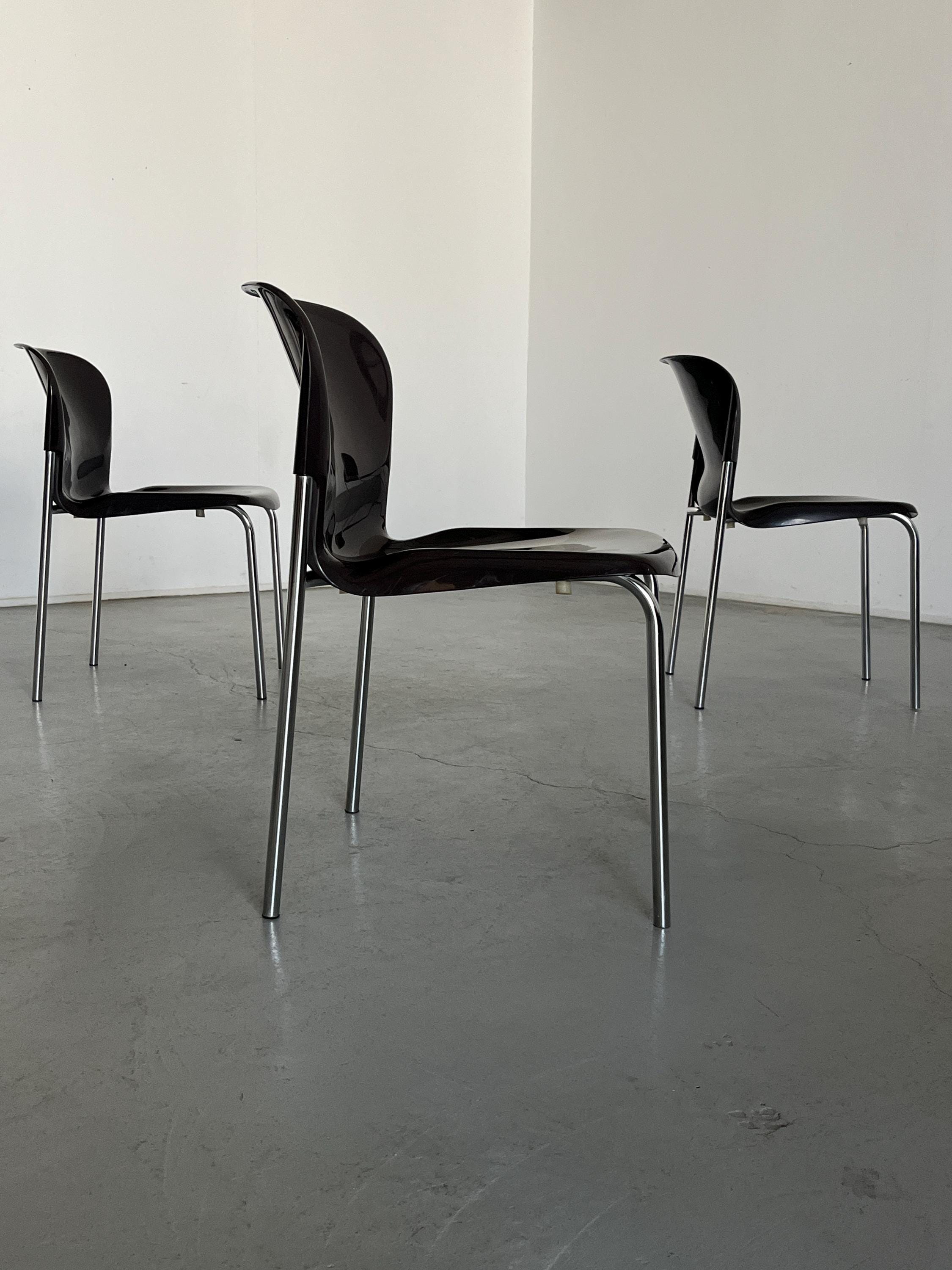 ‘SM 400 K’ Dining Chairs by Gerd Lange for Drabert