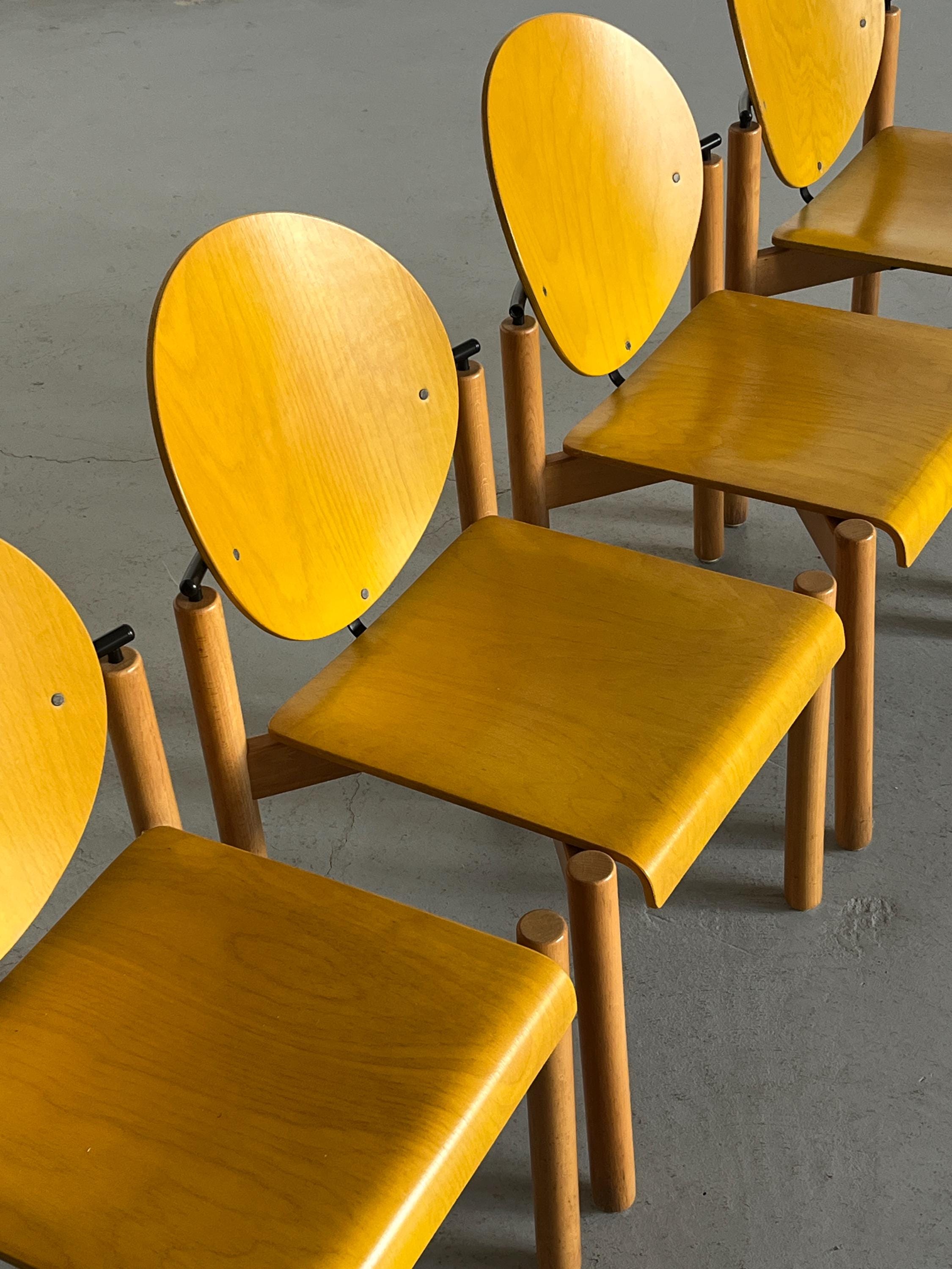 Postmodern Dining Chairs by Kusch&Co