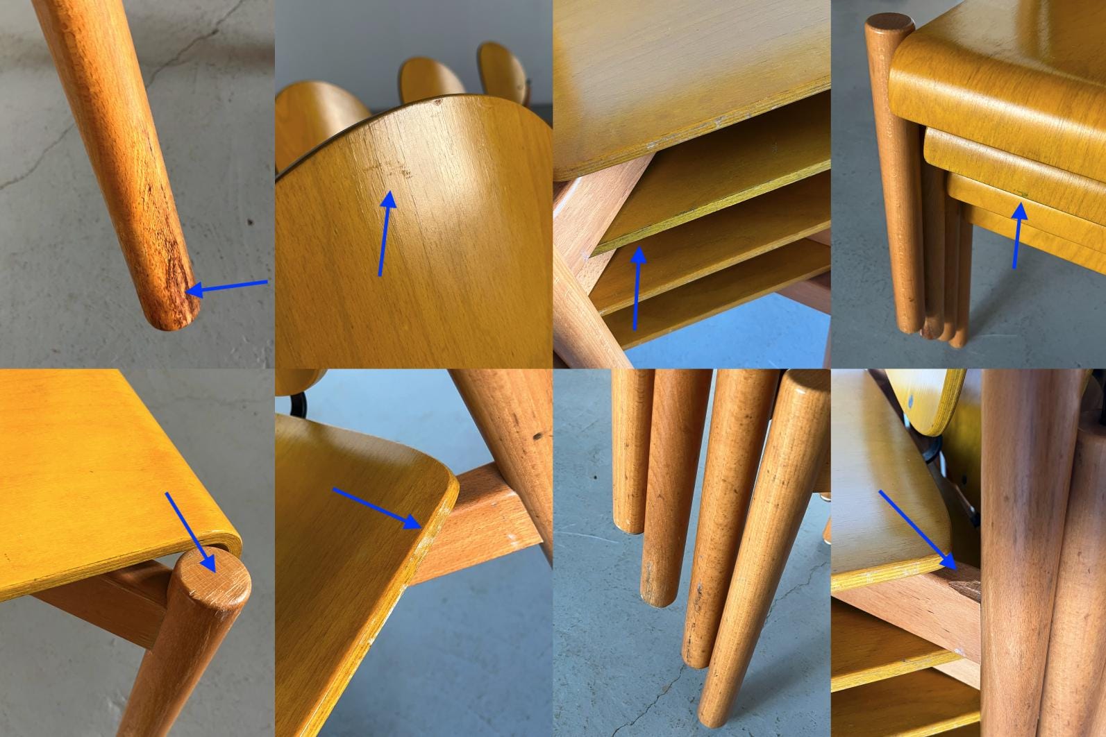 Postmodern Dining Chairs by Kusch&Co