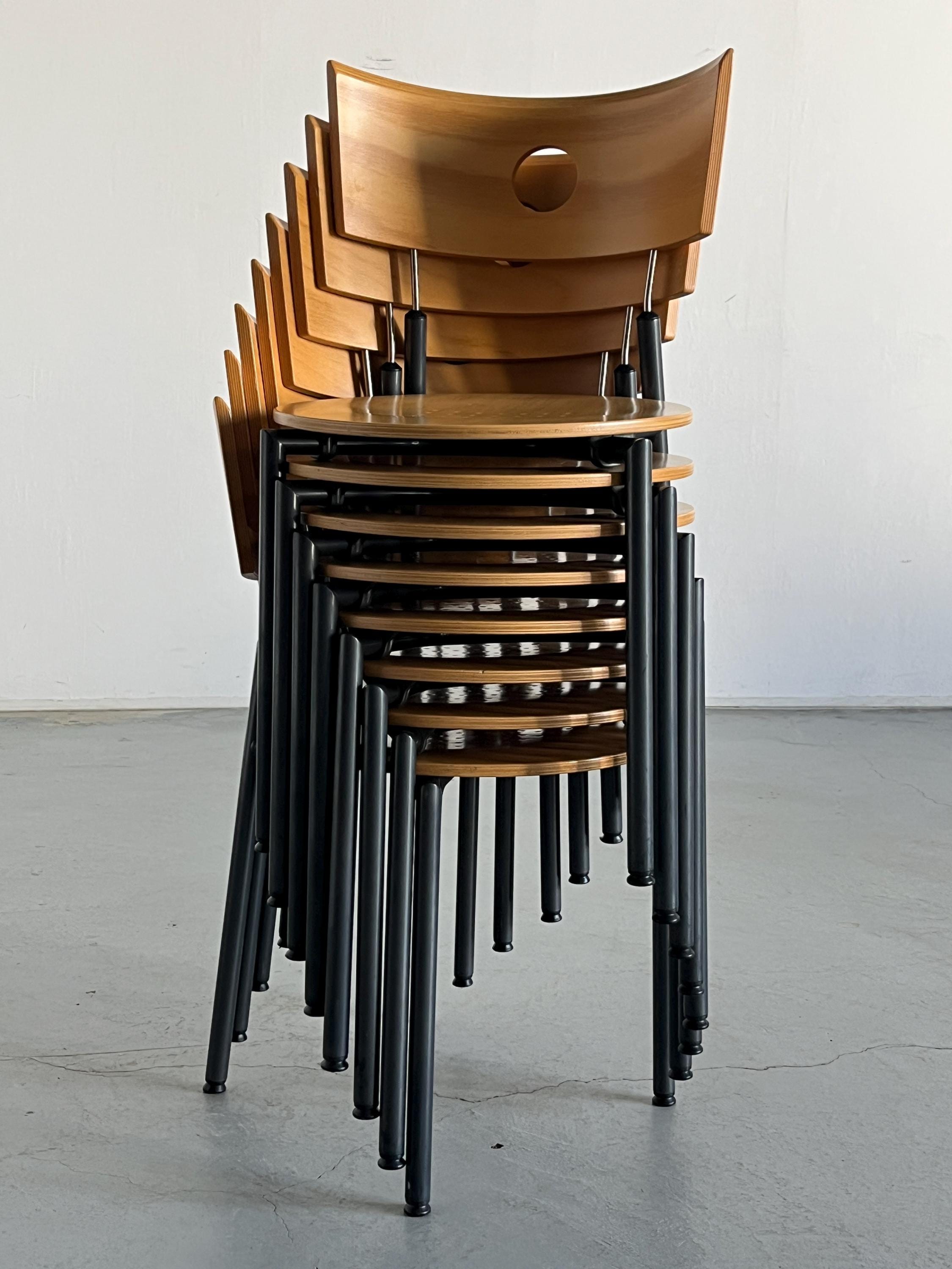 Postmodern Dining Chairs by Kusch&Co