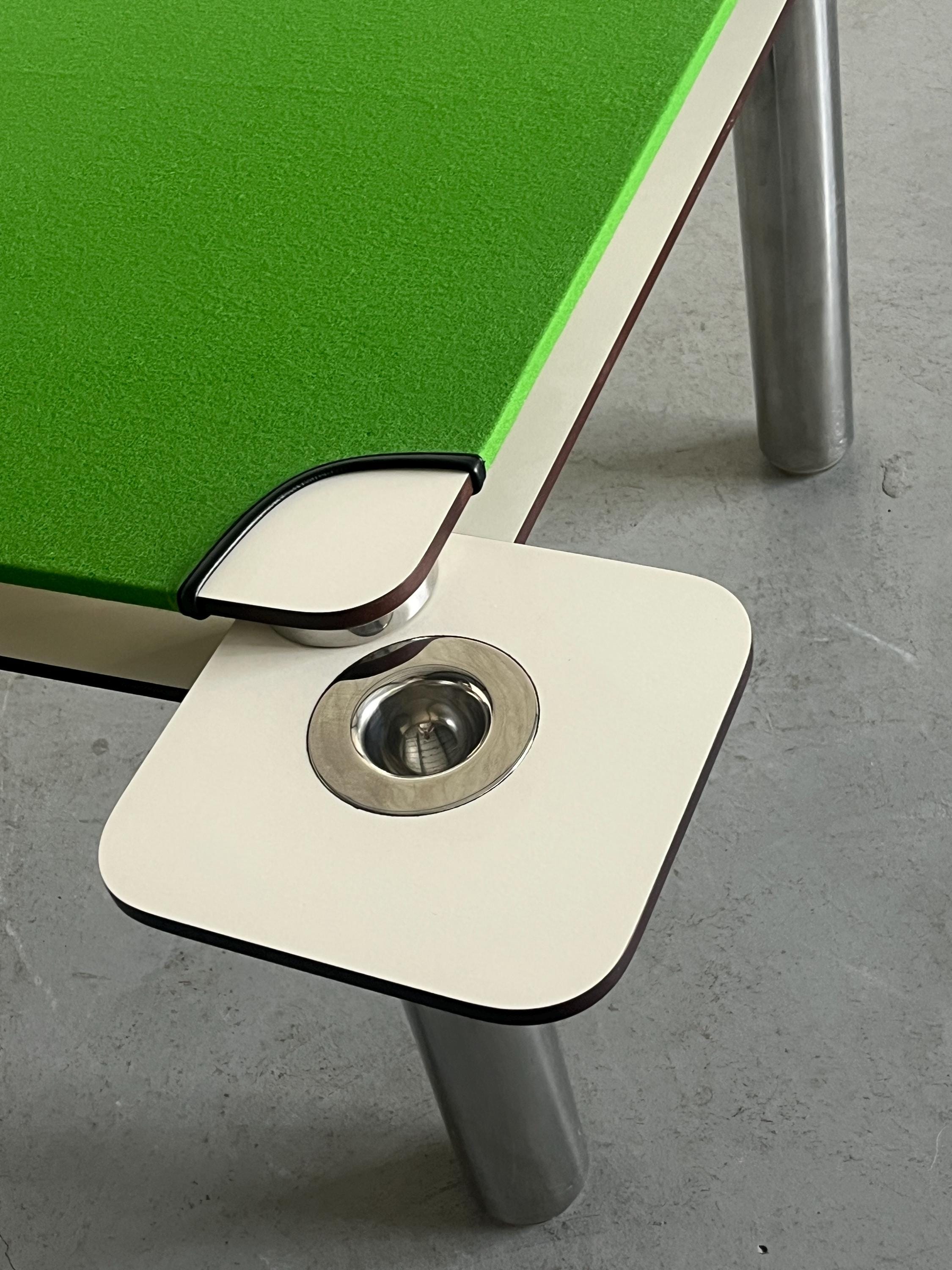 Joe Colombo Poker Game Table by Zanotta, 1968 Italy