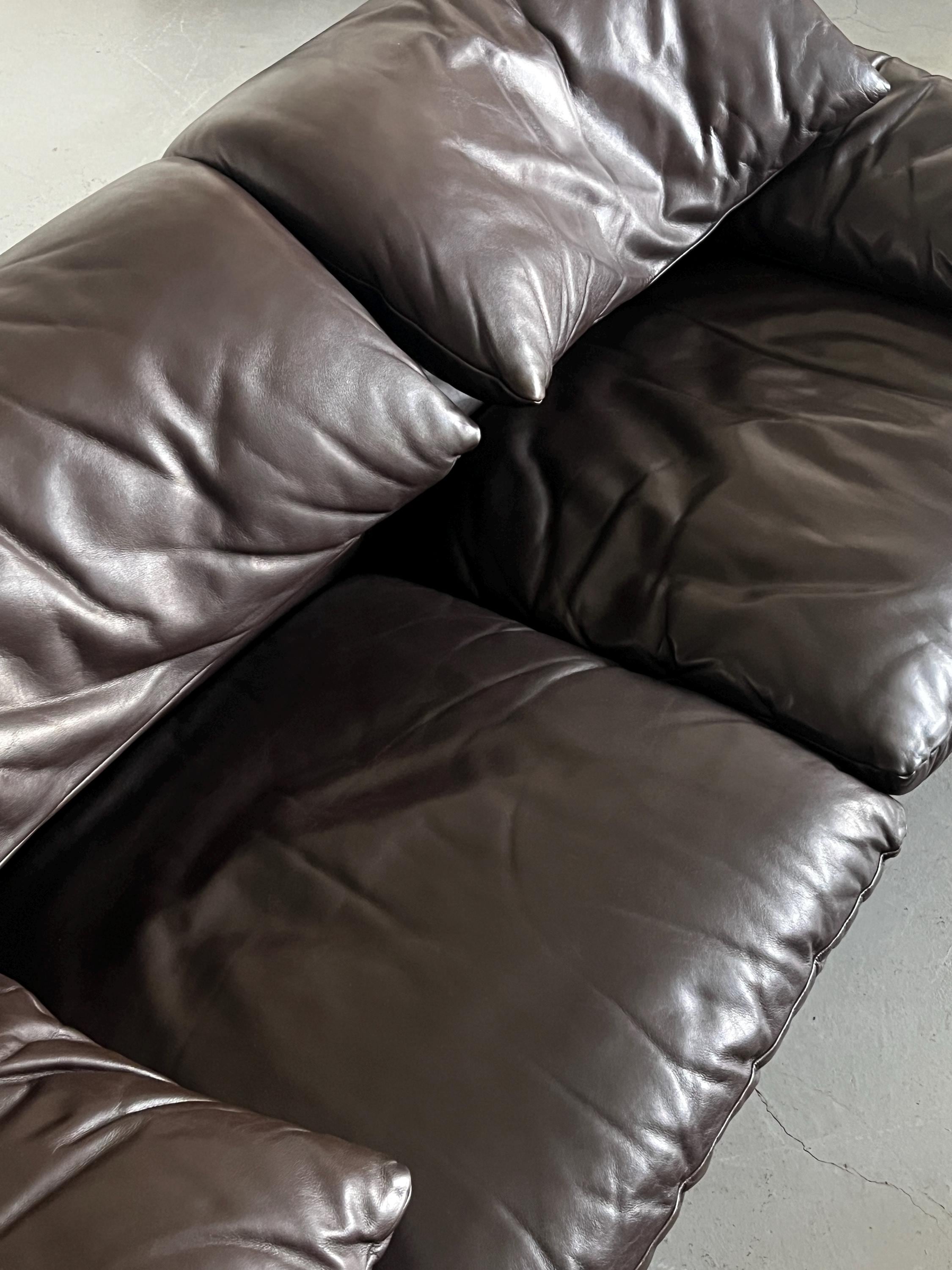 'Maralunga' Ensemble Seating Set by Vico Magistretti for Cassina