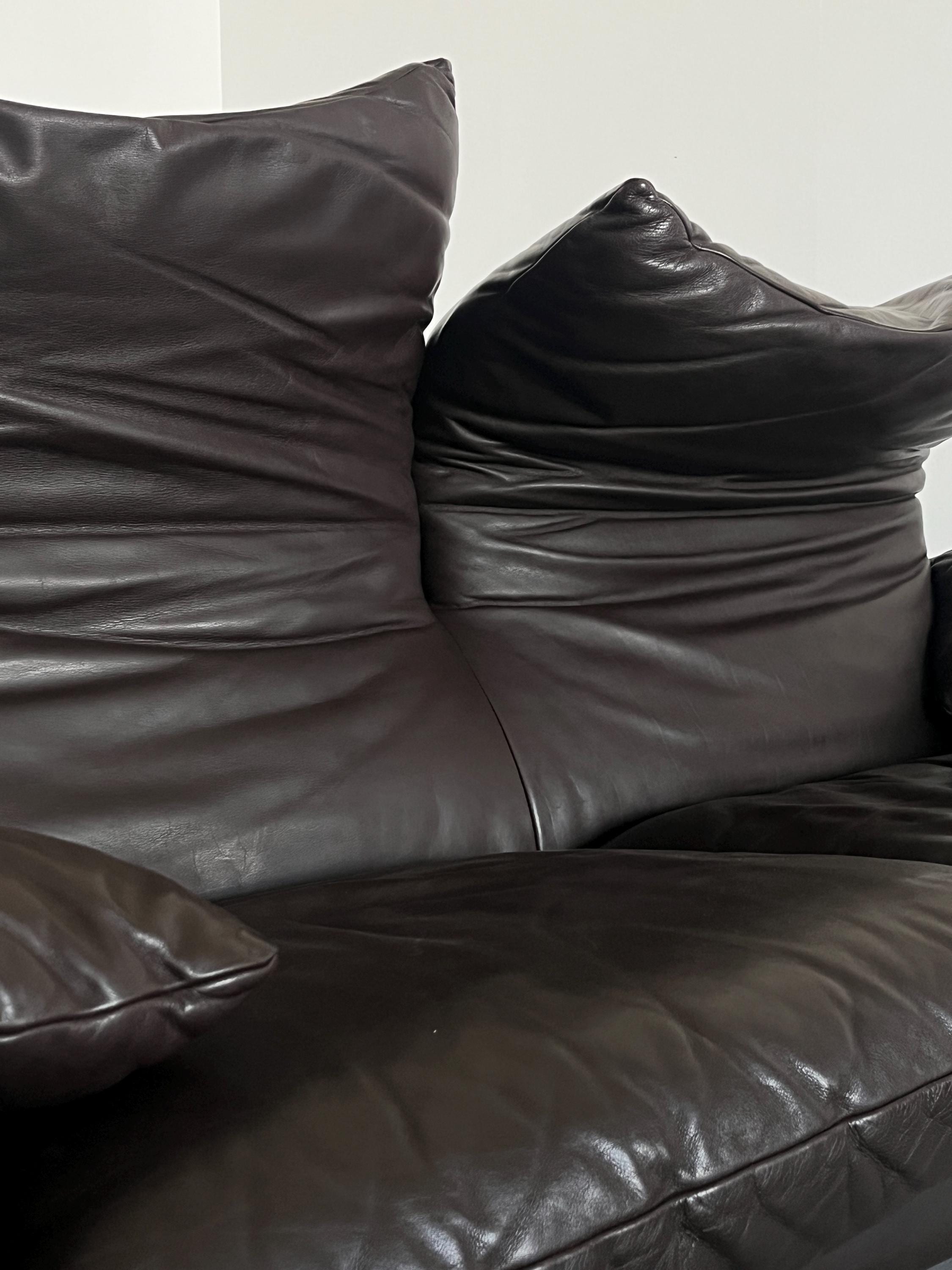 'Maralunga' Ensemble Seating Set by Vico Magistretti for Cassina