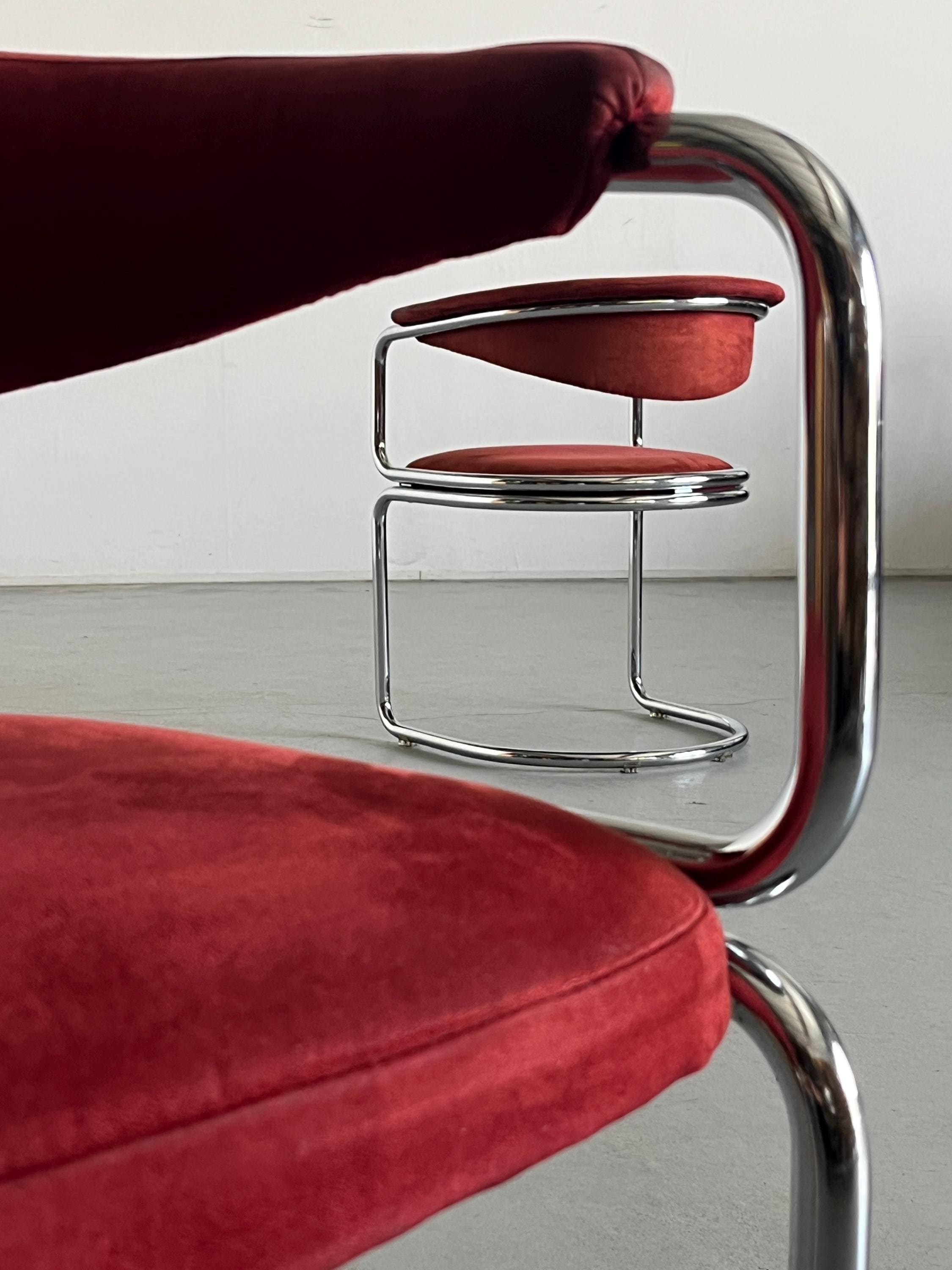 Italian Armchairs in the Style of Giotto Stoppino