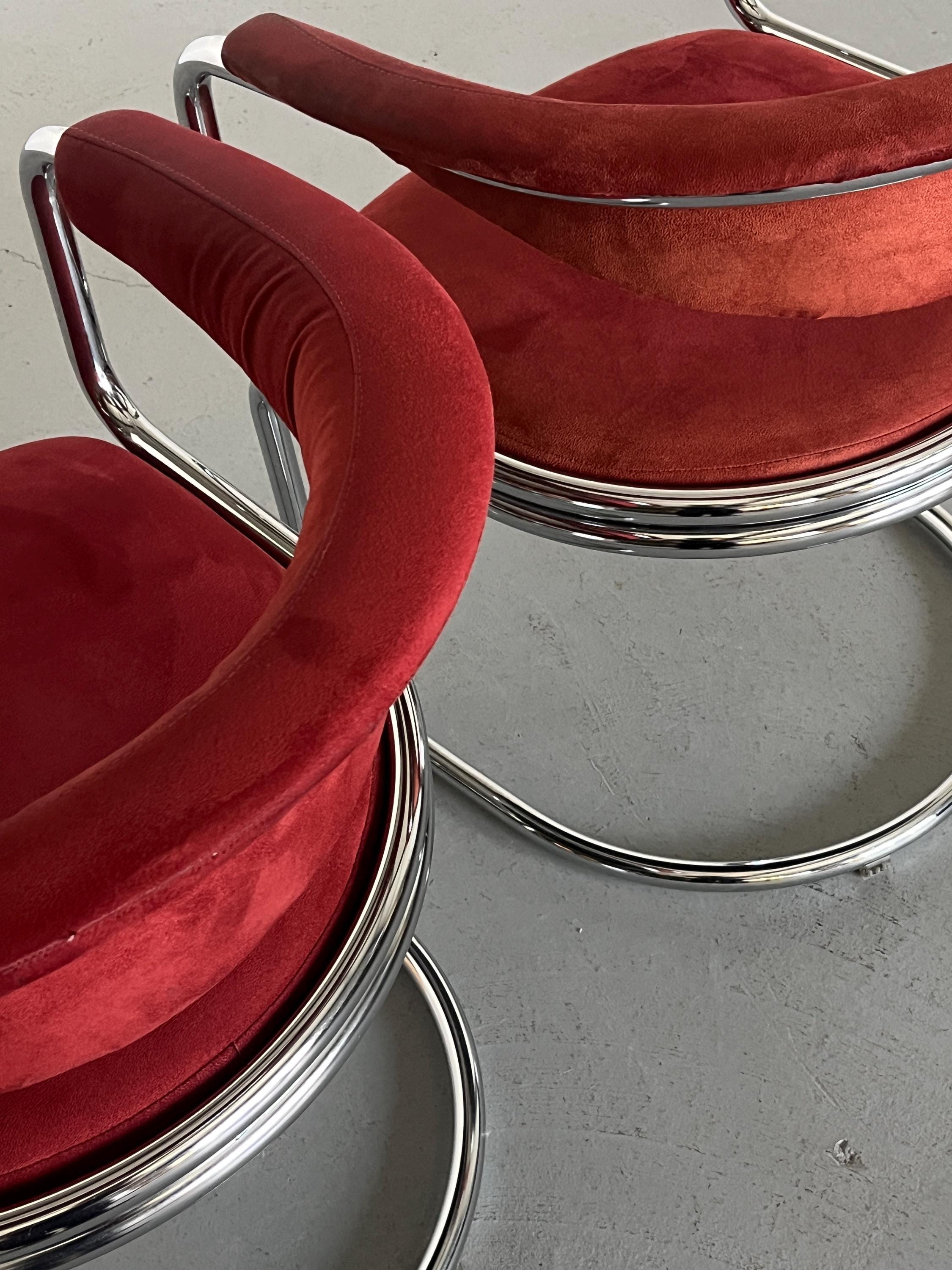 Italian Armchairs in the Style of Giotto Stoppino
