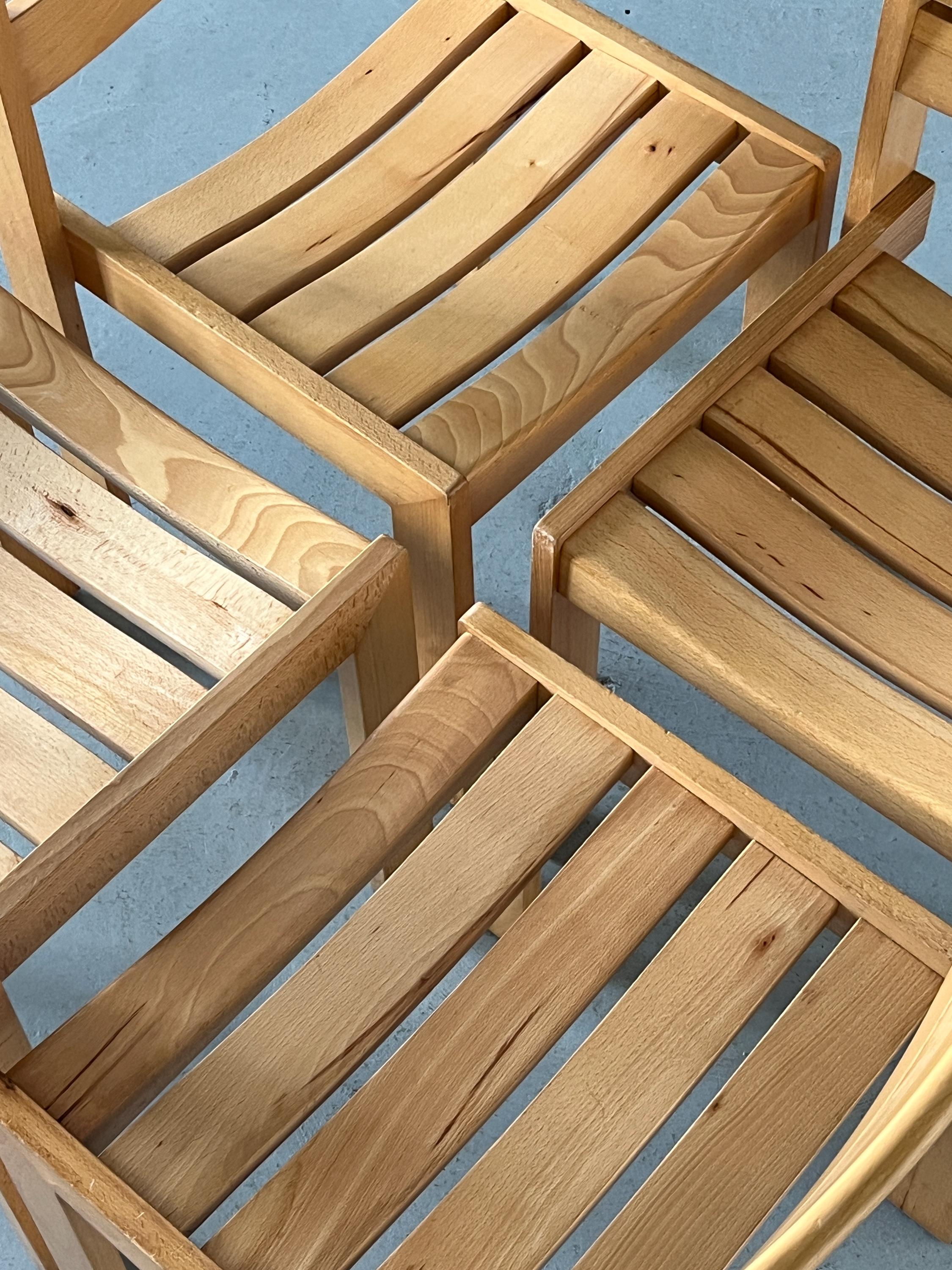 Scandinavian Mid-Century Modern Stackable Chairs by Wilkhahn