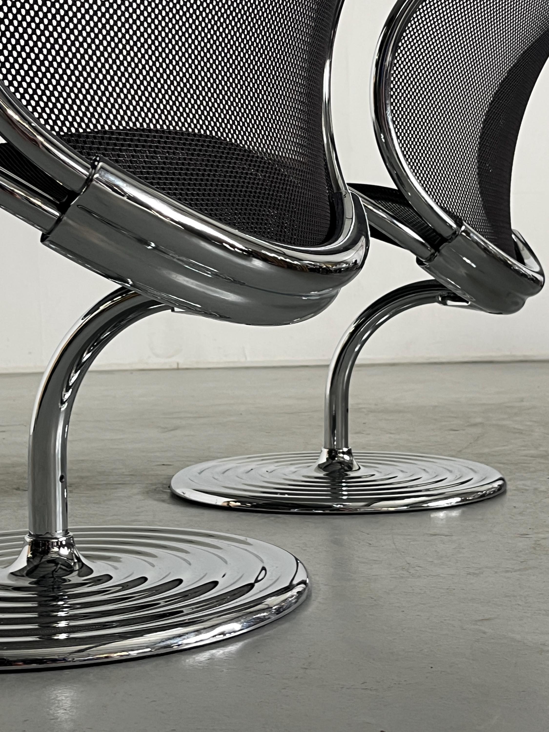 ‘O-Line’ Swivel Desk Chairs by Herbert Ohl for Wilkhahn