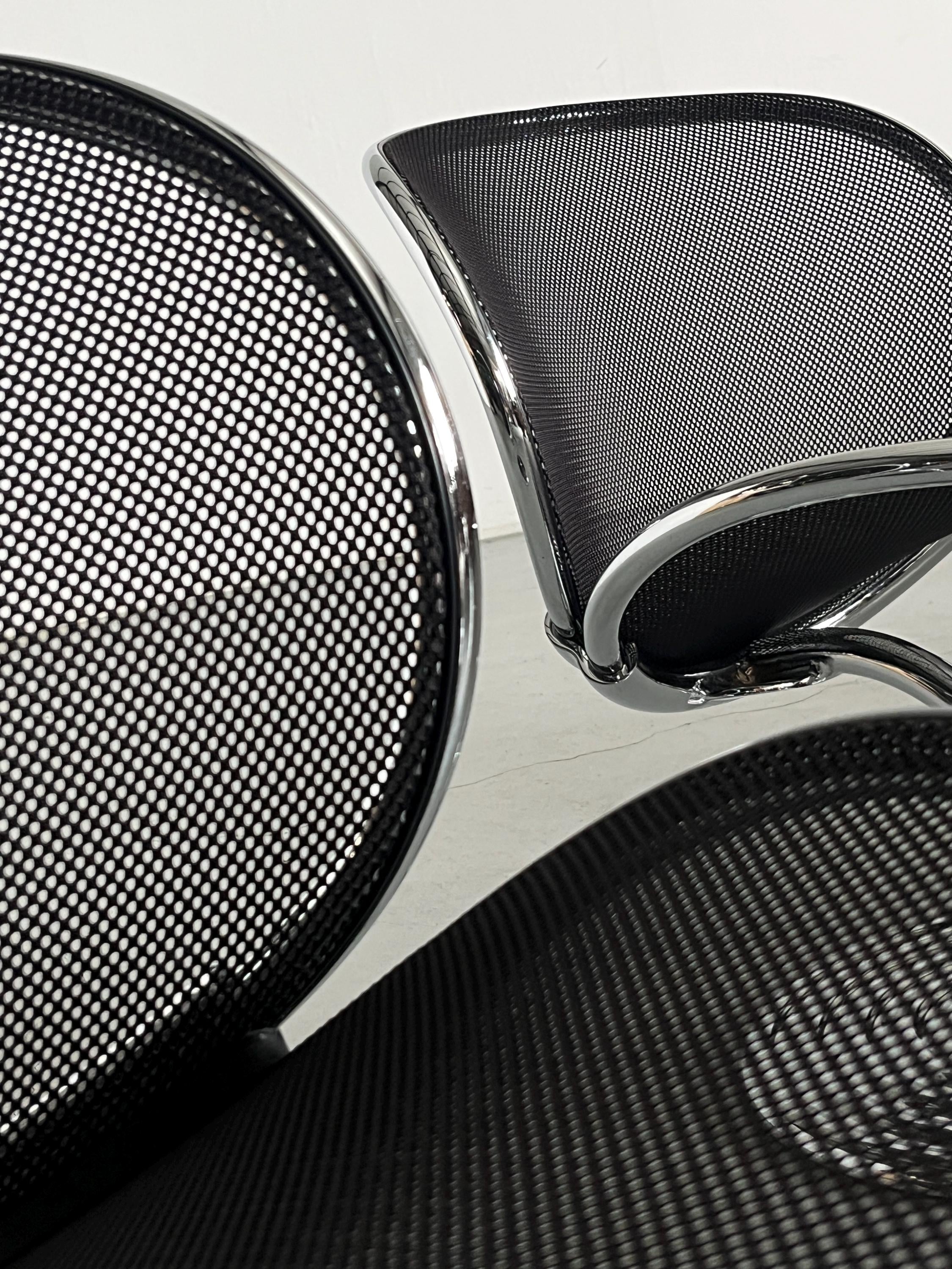 ‘O-Line’ Swivel Desk Chairs by Herbert Ohl for Wilkhahn