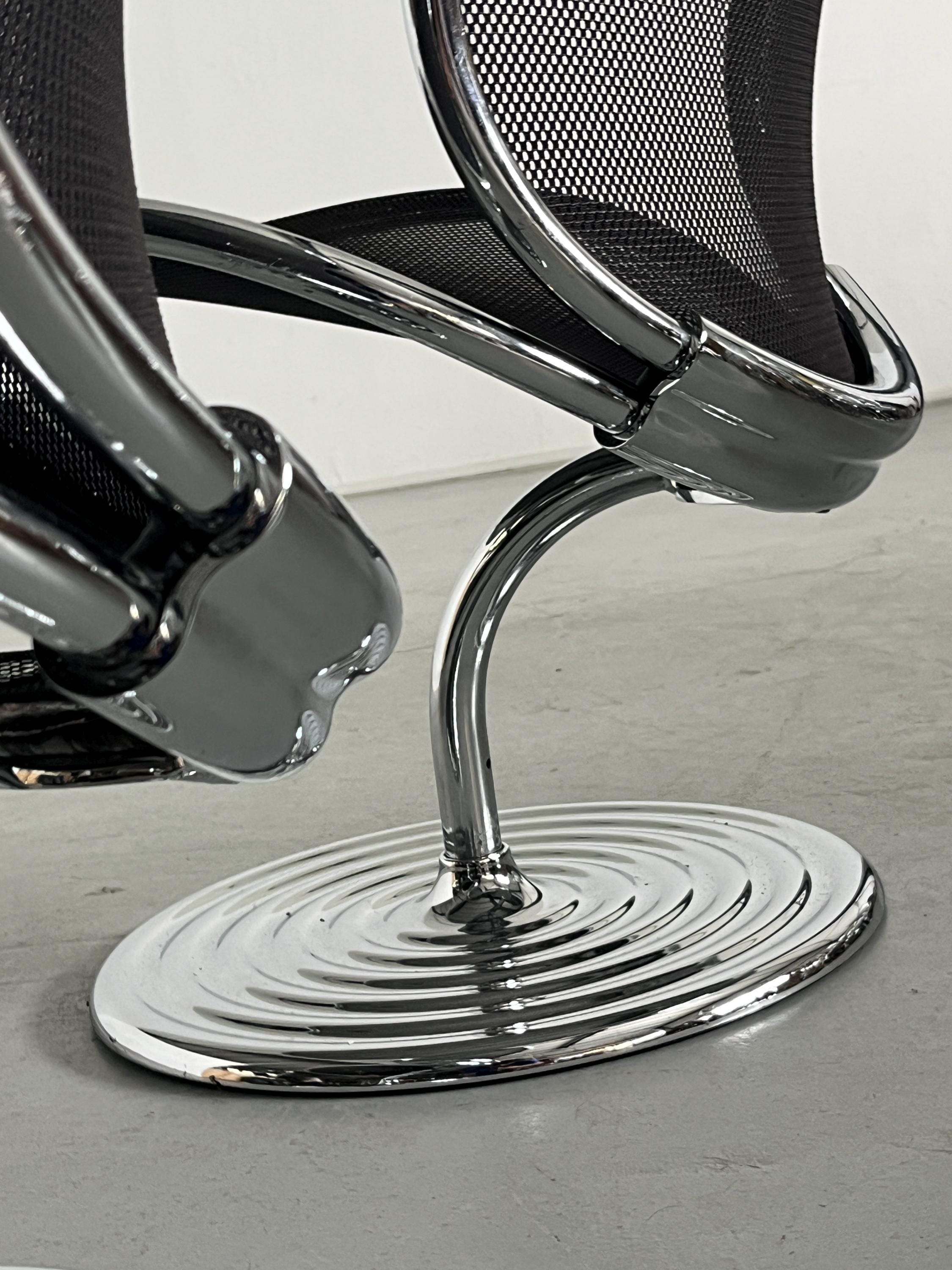 ‘O-Line’ Swivel Desk Chairs by Herbert Ohl for Wilkhahn