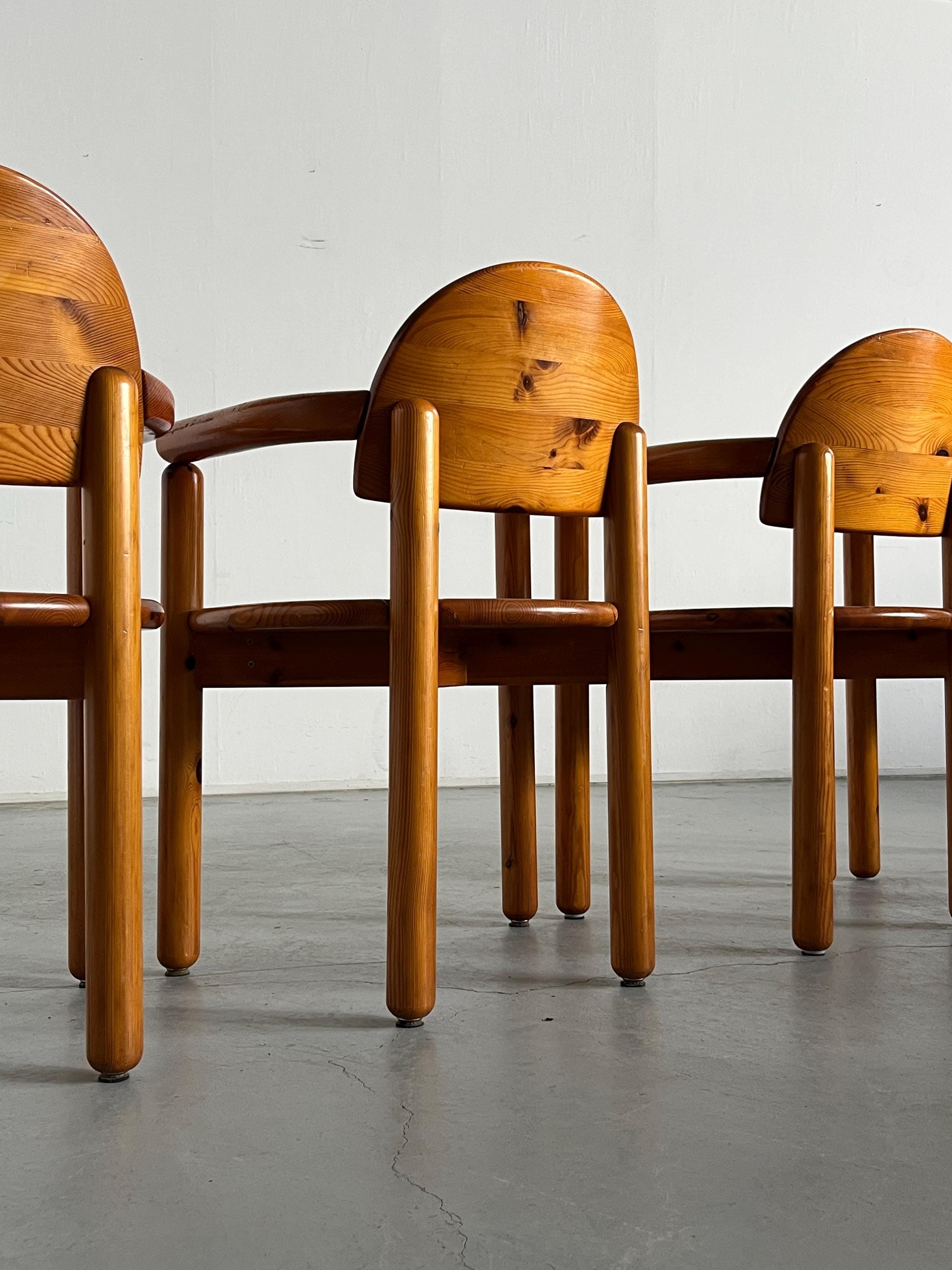 Solid Pine Armchairs by Rainer Daumiller for Hirtshals