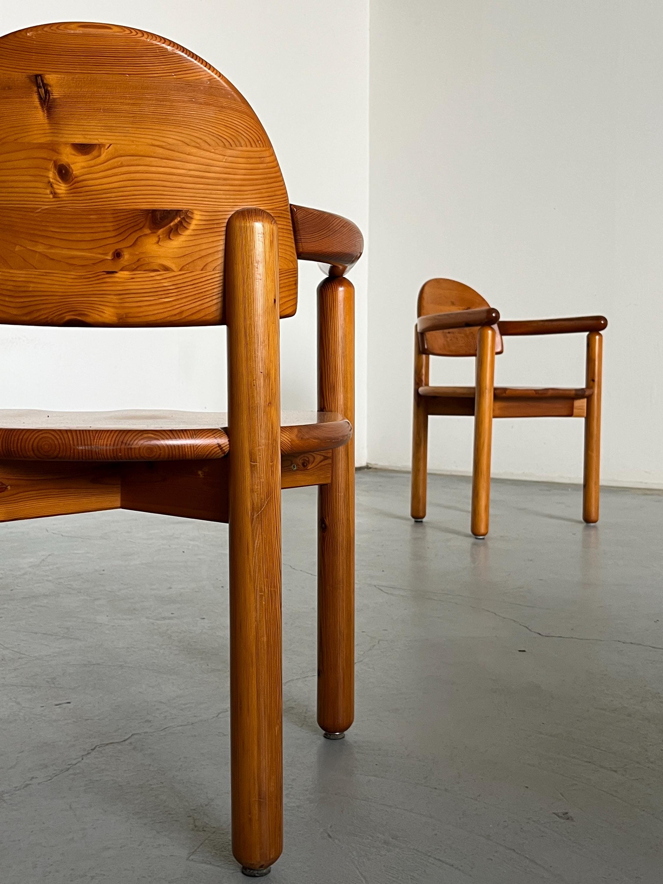 Solid Pine Armchairs by Rainer Daumiller for Hirtshals