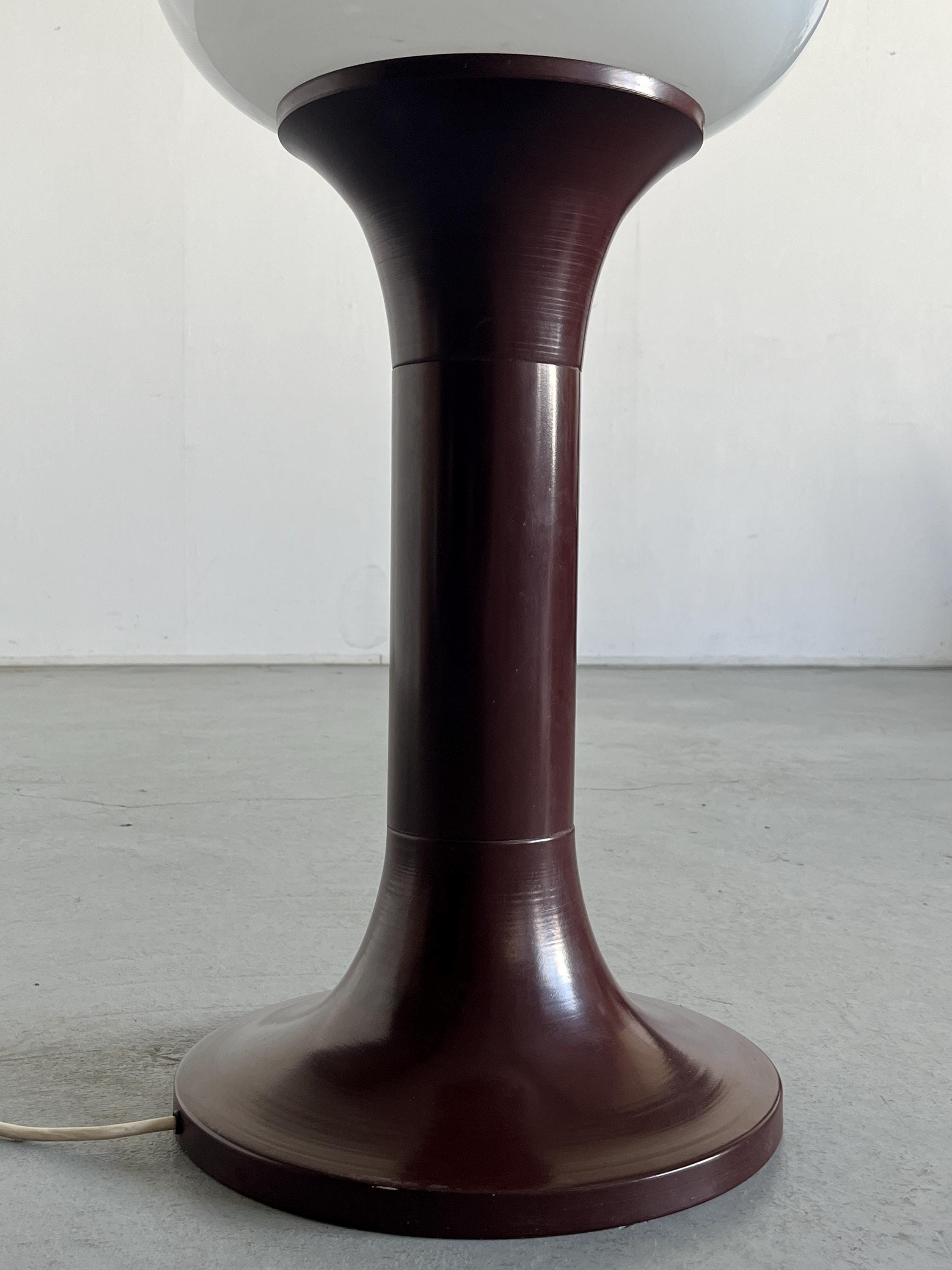 Monumental Dark Brown Industrial Floor Lamp
