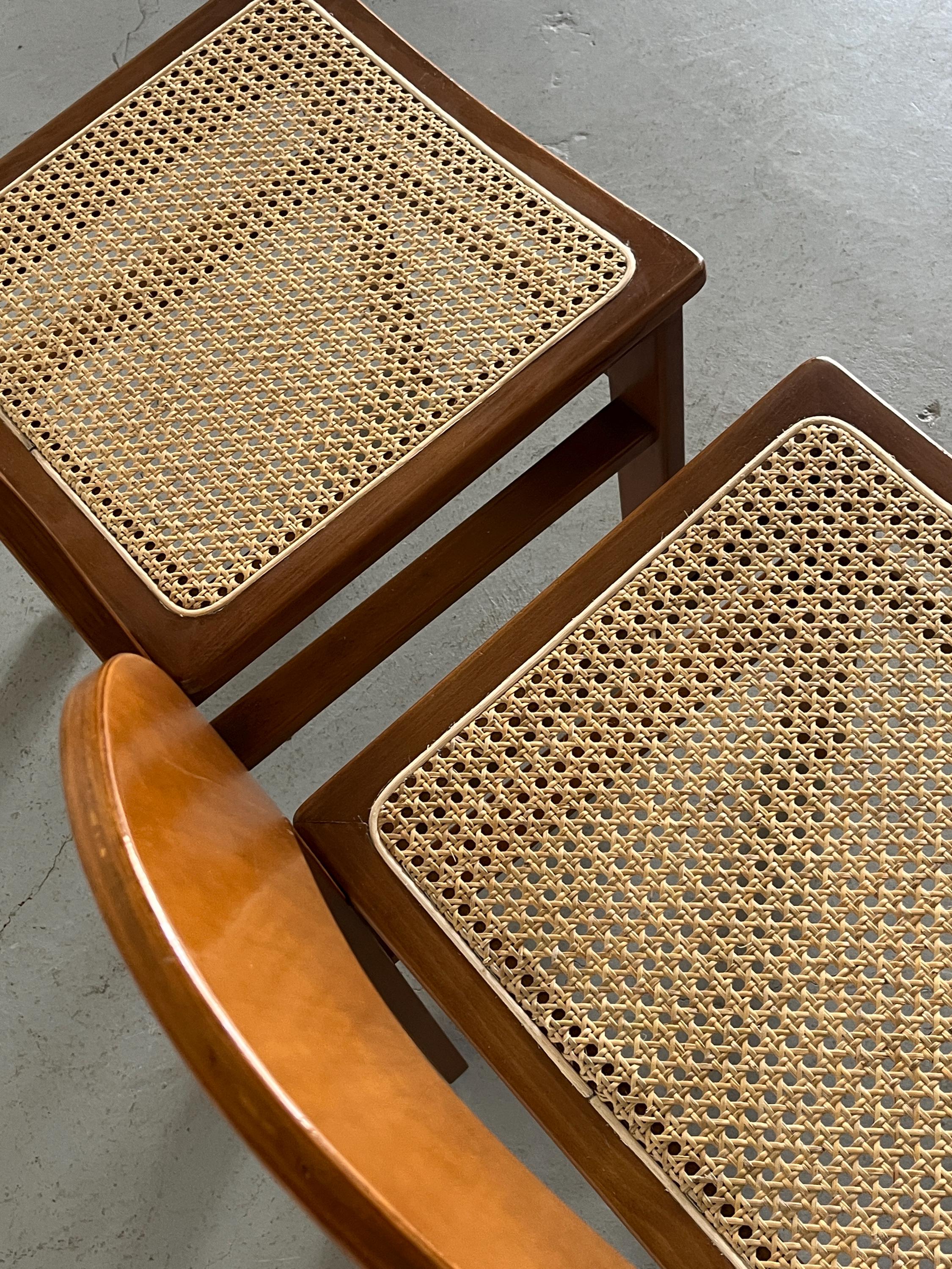'Arcadia' Dining Chairs by Tagliabue di Cascina Armata, 1974