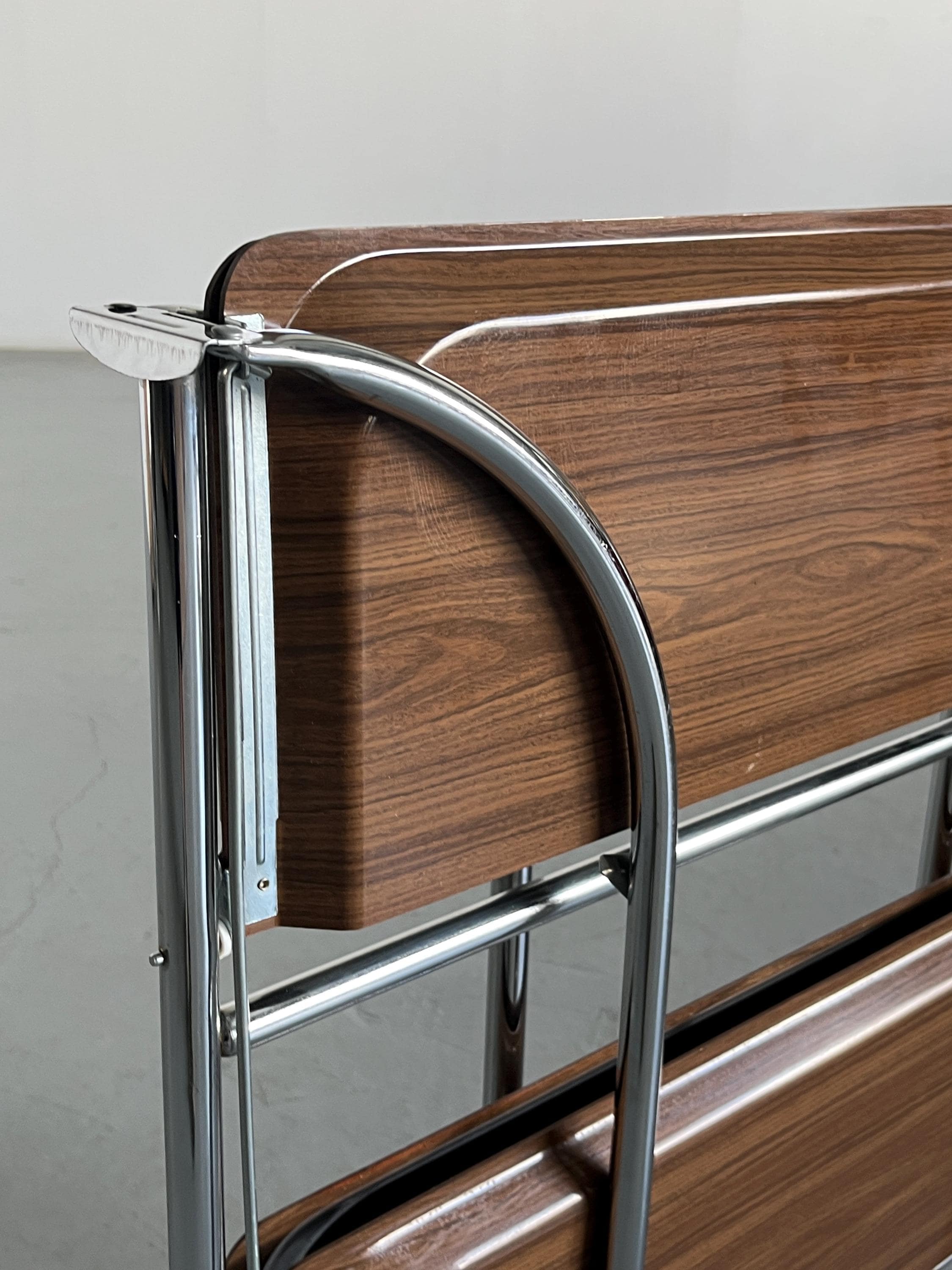 Foldable Serving Trolley in the Style of 'Dinett' by Bremshey & Co