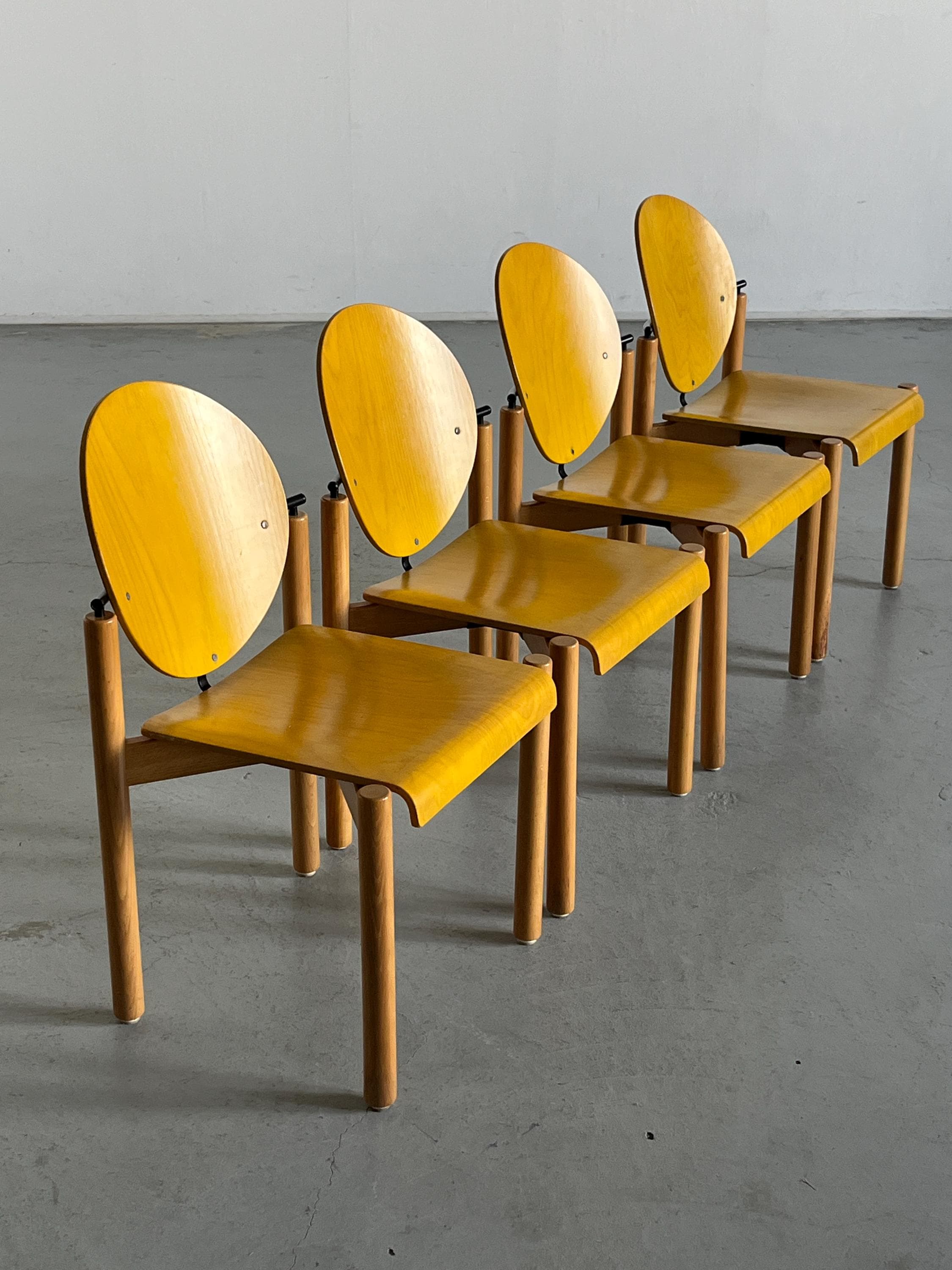 Postmodern Dining Chairs by Kusch&Co