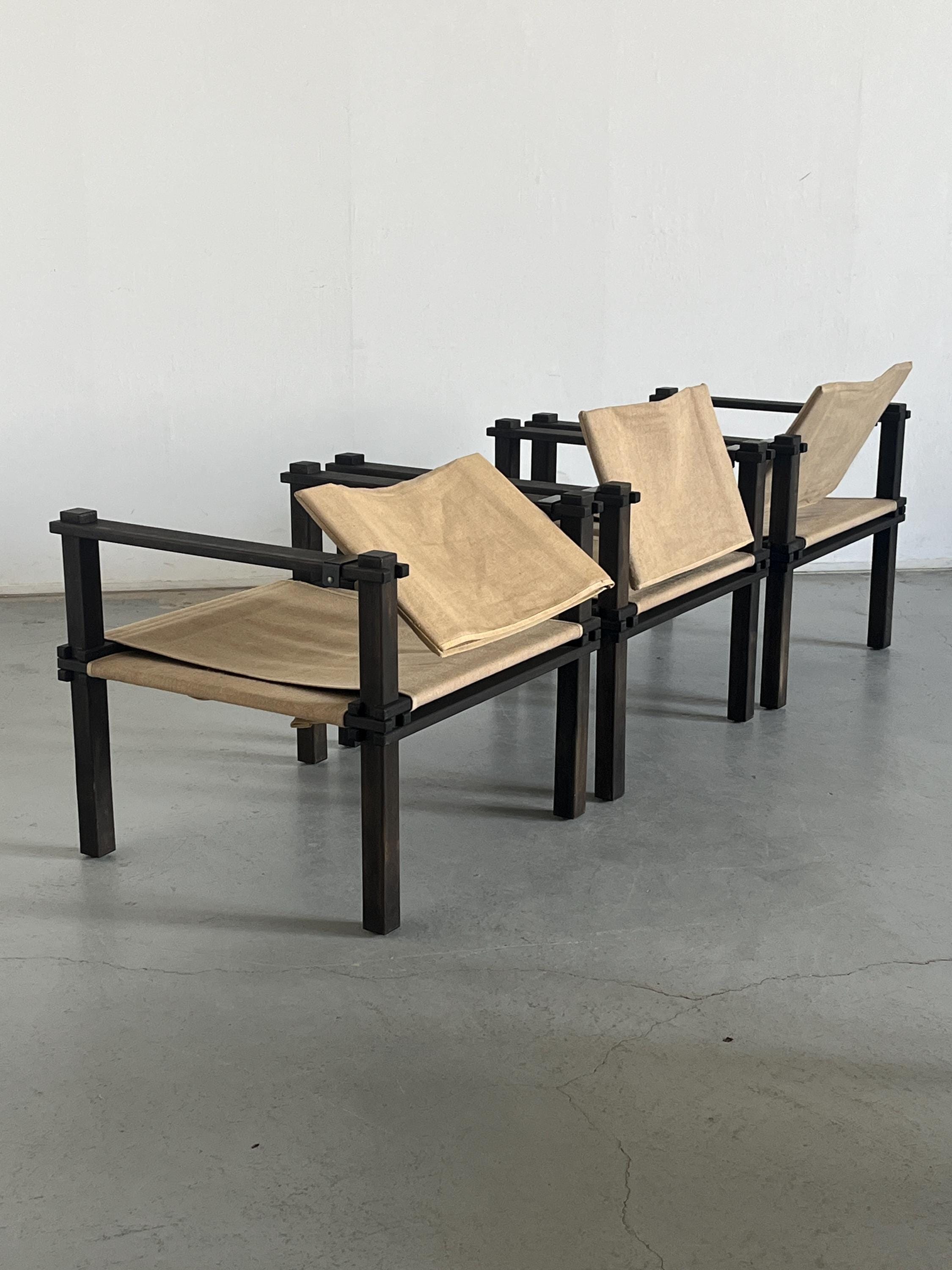 ‘Farmer Series’ Armchairs and Tables by Gerd Lange, 1965