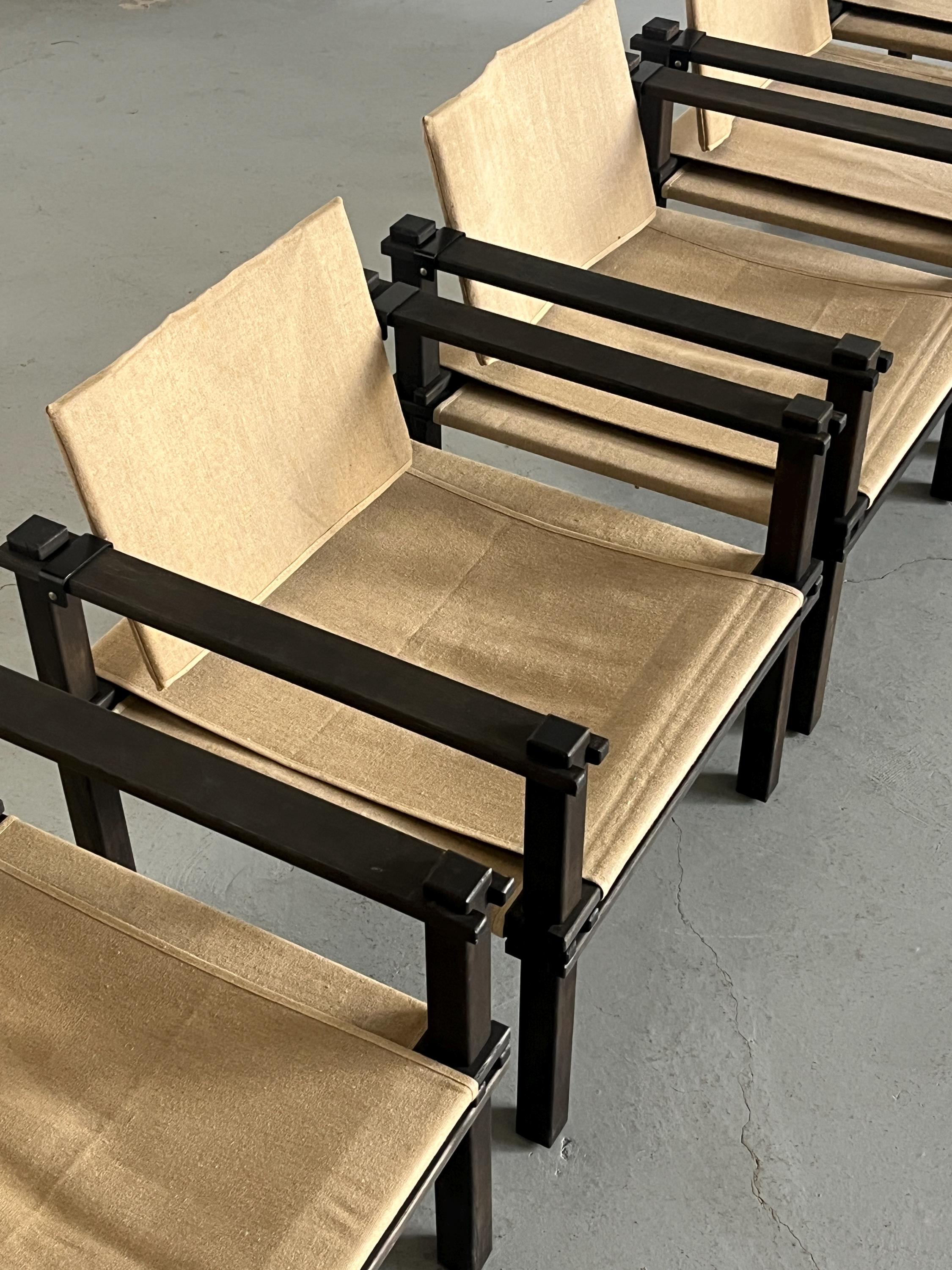 ‘Farmer Series’ Armchairs and Tables by Gerd Lange, 1965