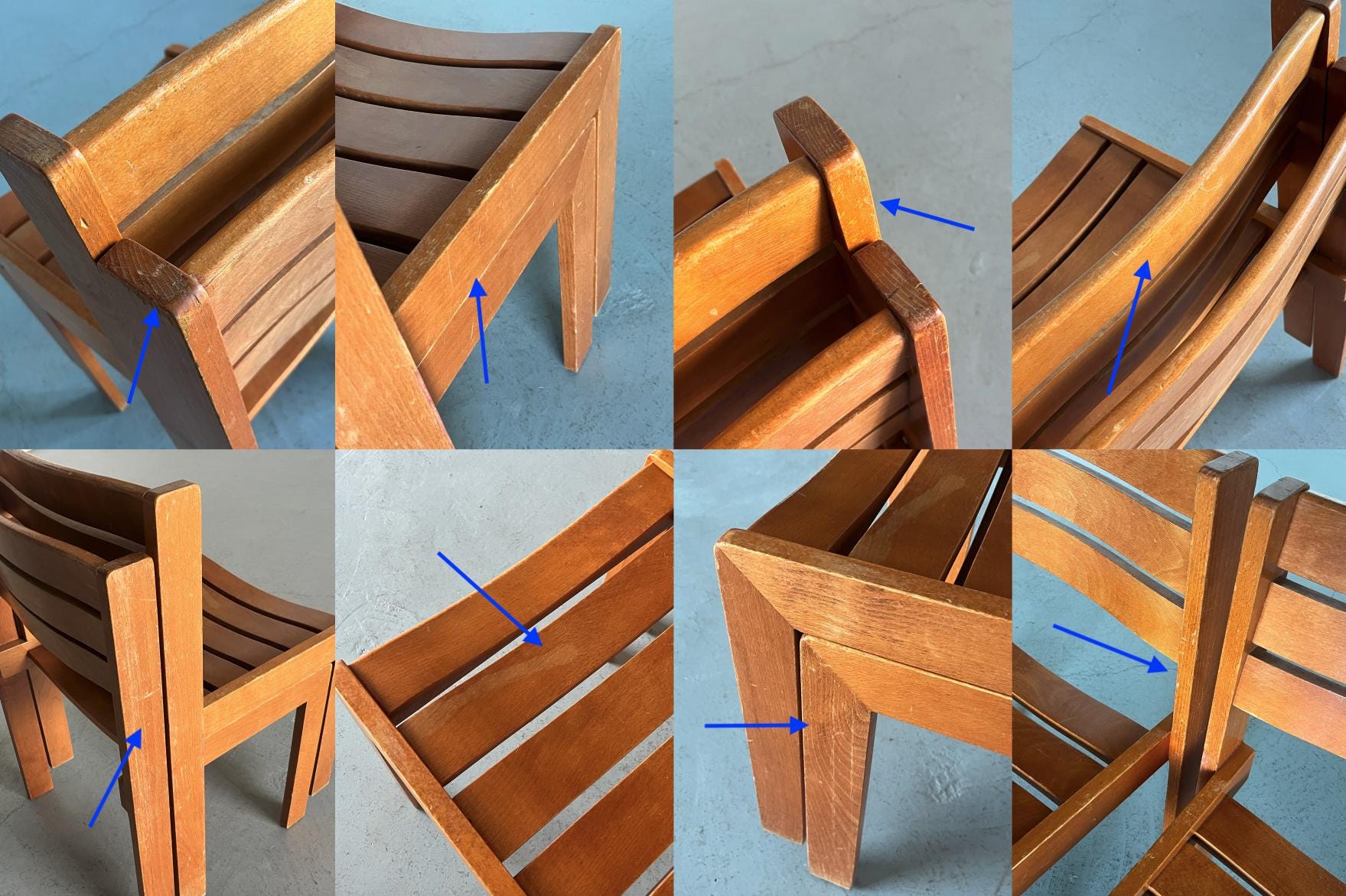Stackable Beechwood Dining Chairs by Wilkhahn