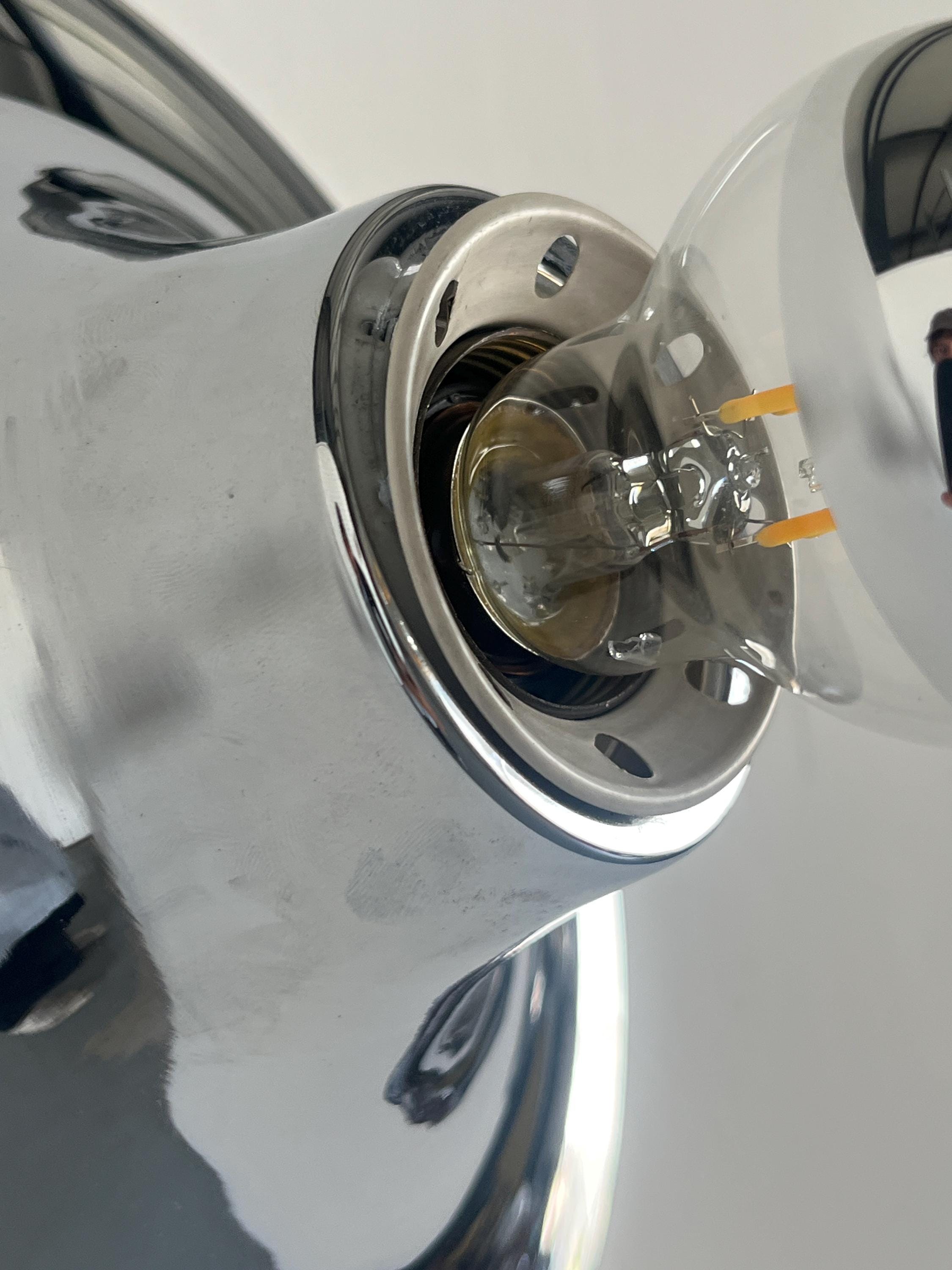 Elegant Space Age Mounted Wall Lamps