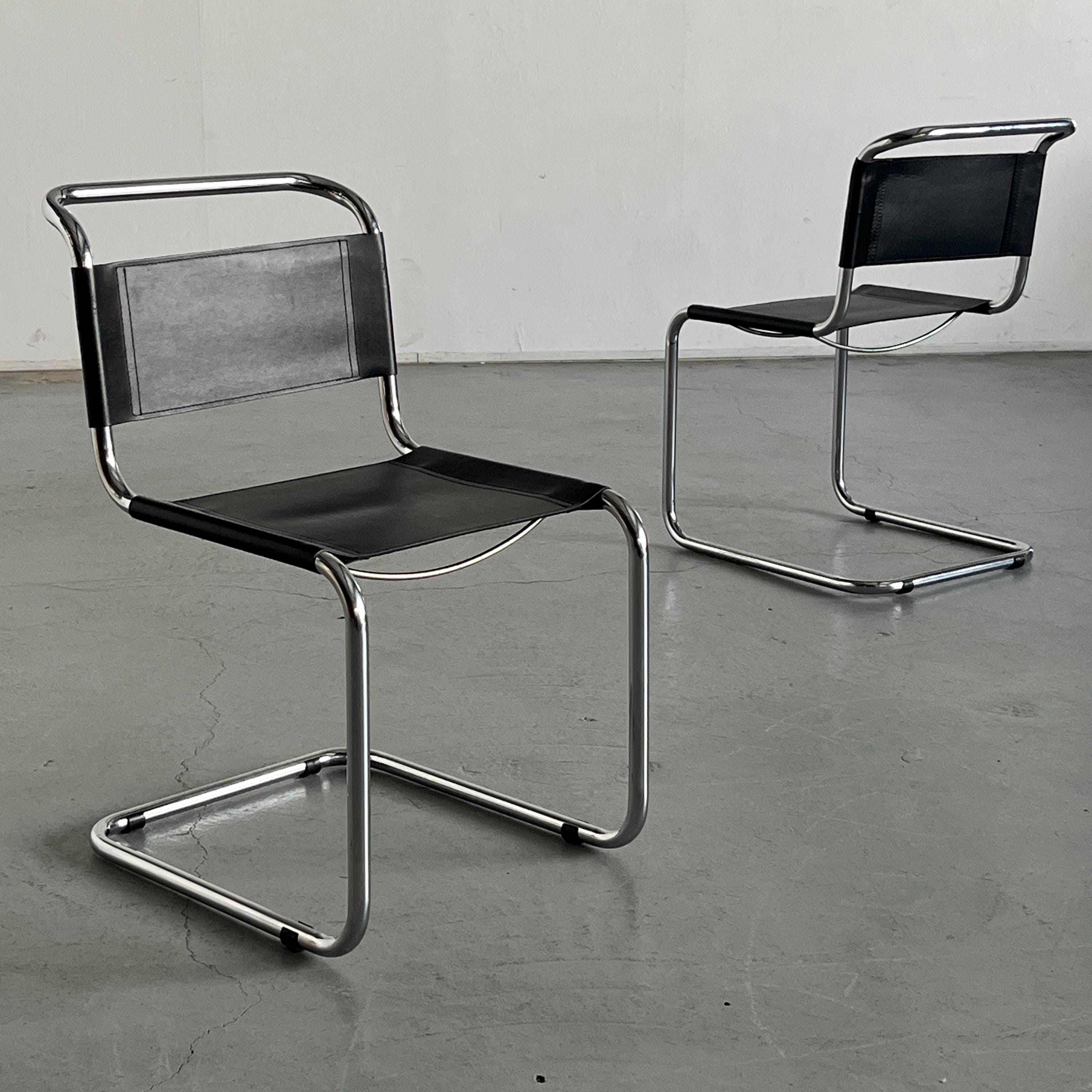 ‘S33’ Style Chairs by Mart Stam