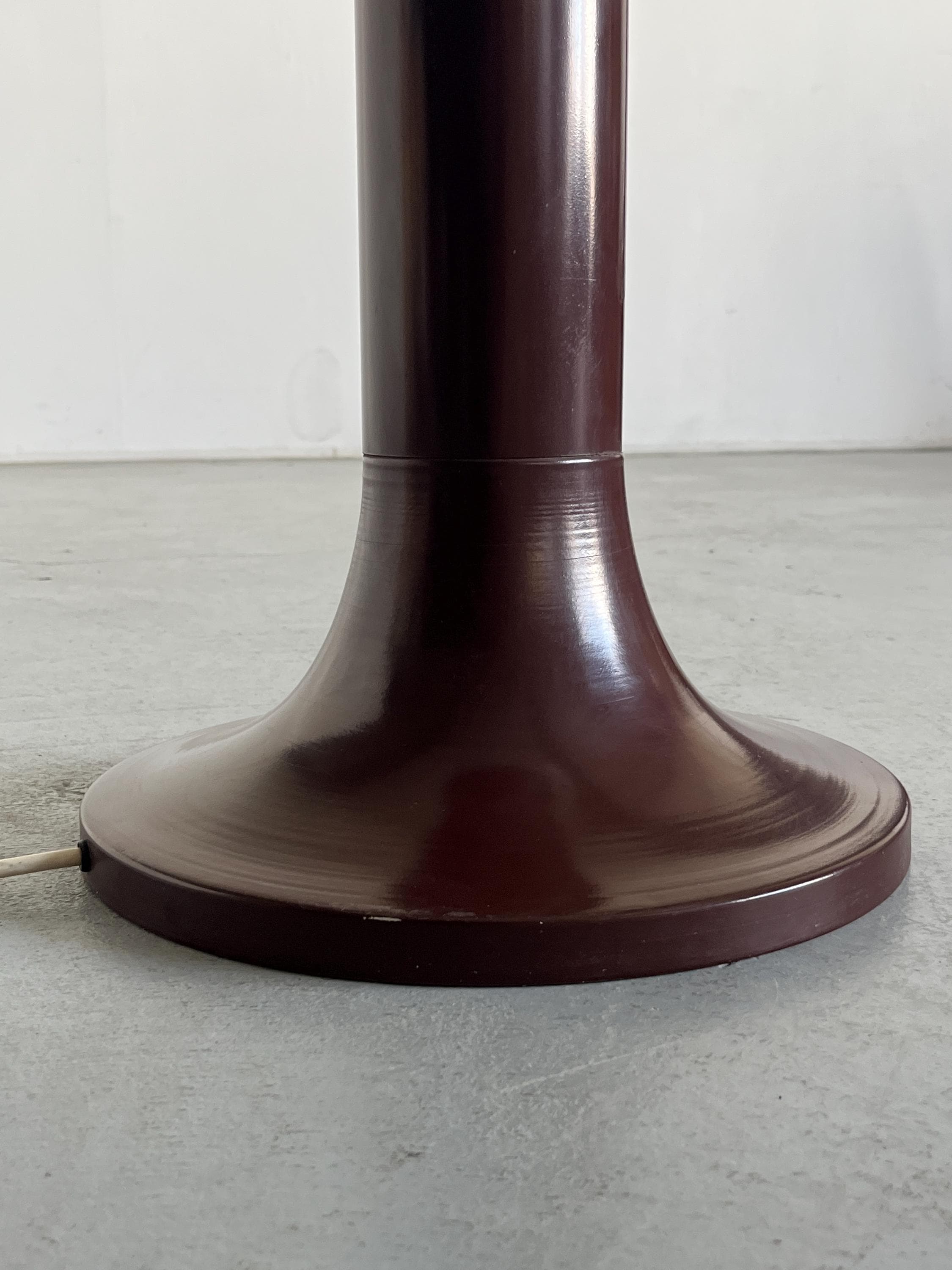 Monumental Dark Brown Industrial Floor Lamp