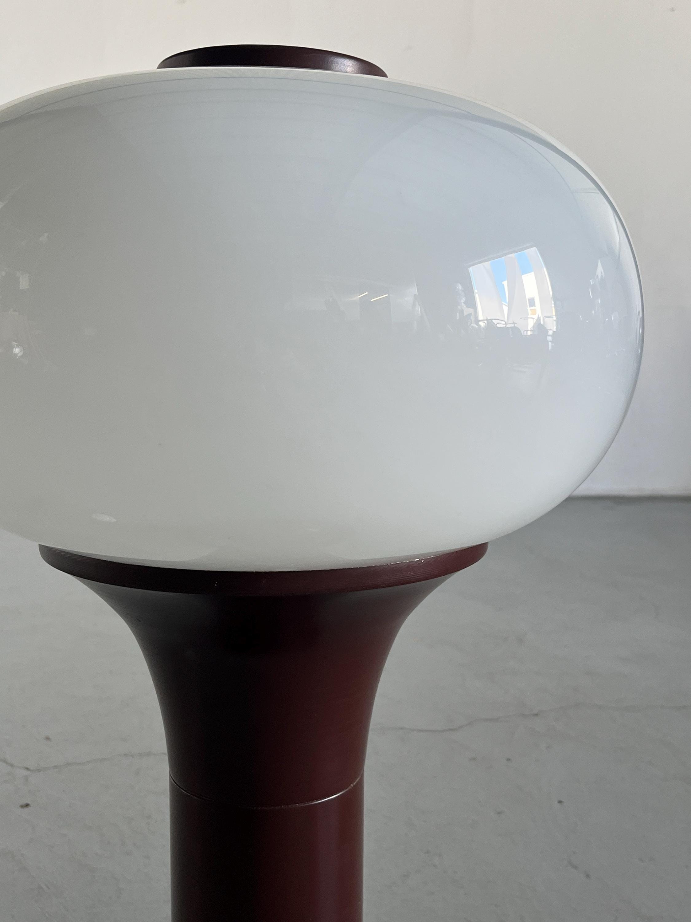 Monumental Dark Brown Industrial Floor Lamp