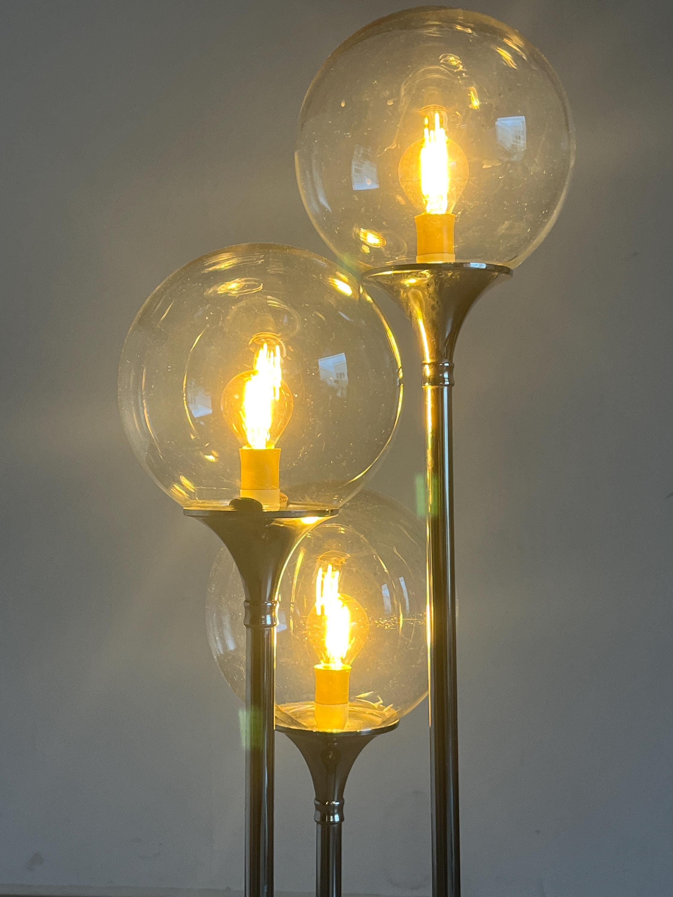 Space Age Triple Stem Floor Lamp