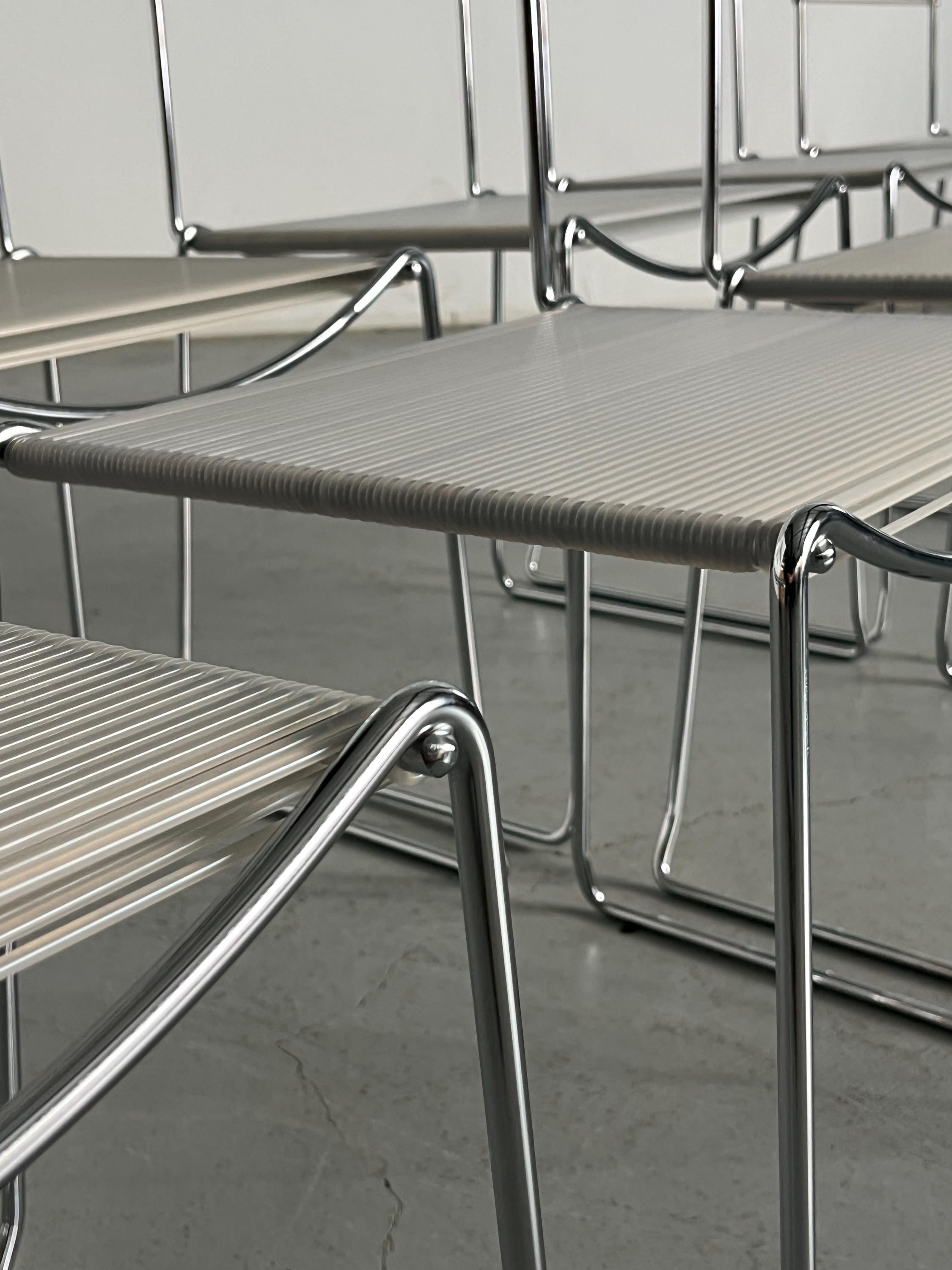 ‘Spaghetti’ Stackable Dining Chair in the Style of Giandomenico Belotti