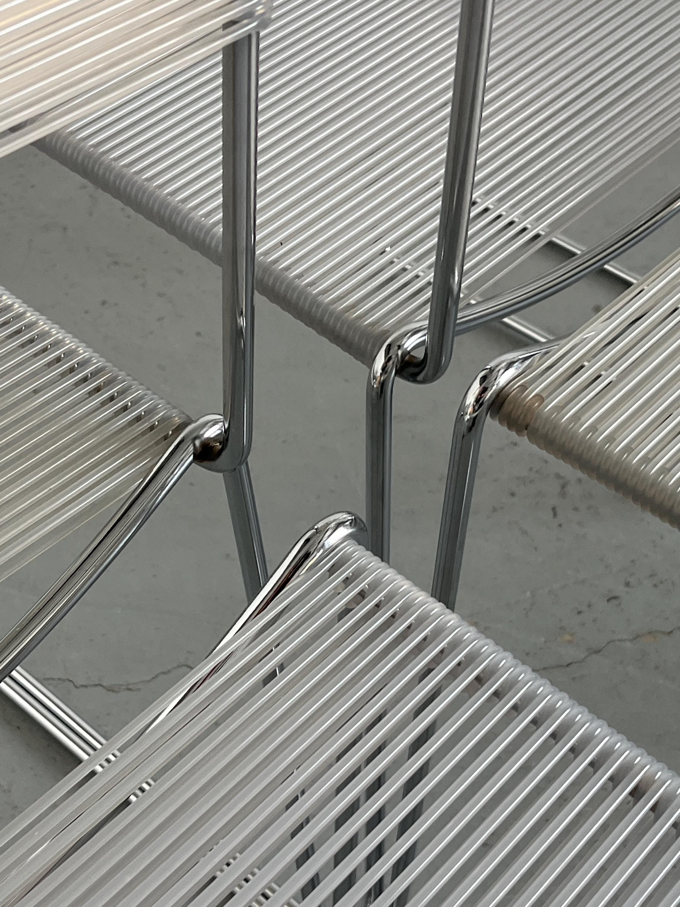 ‘Spaghetti’ Stackable Dining Chair in the Style of Giandomenico Belotti