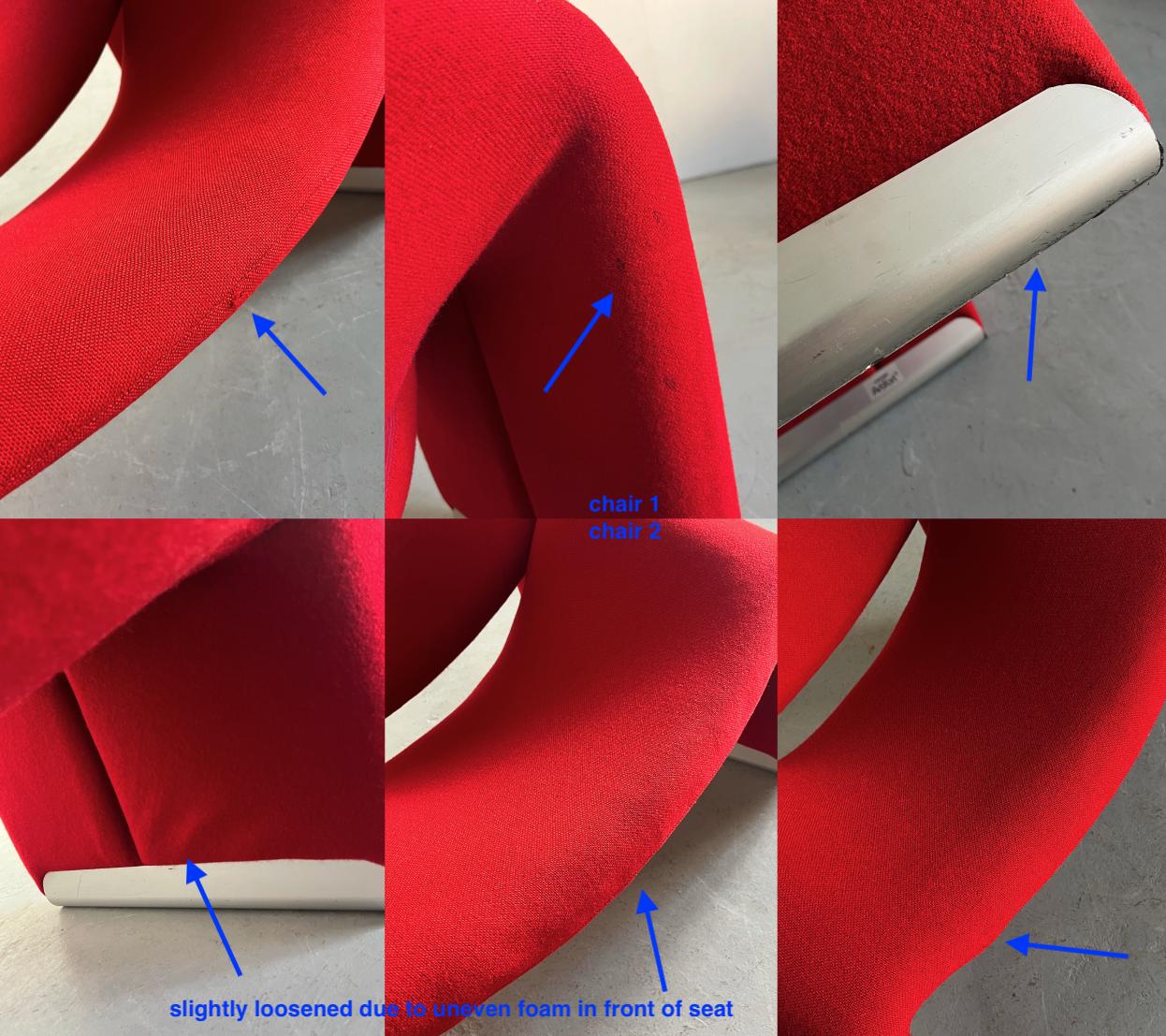 Iconic F598 ‘Groovy’ Chairs by Pierre Paulin for Artifort