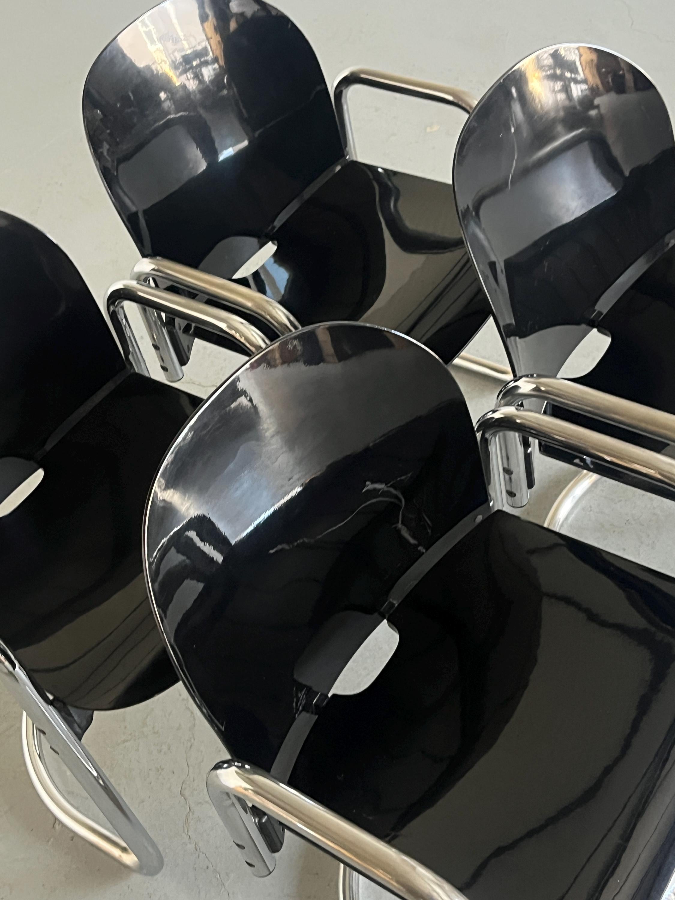 Afra and Tobia Scarpa for B&B Italia 'Dialogo Dessau'  Chairs