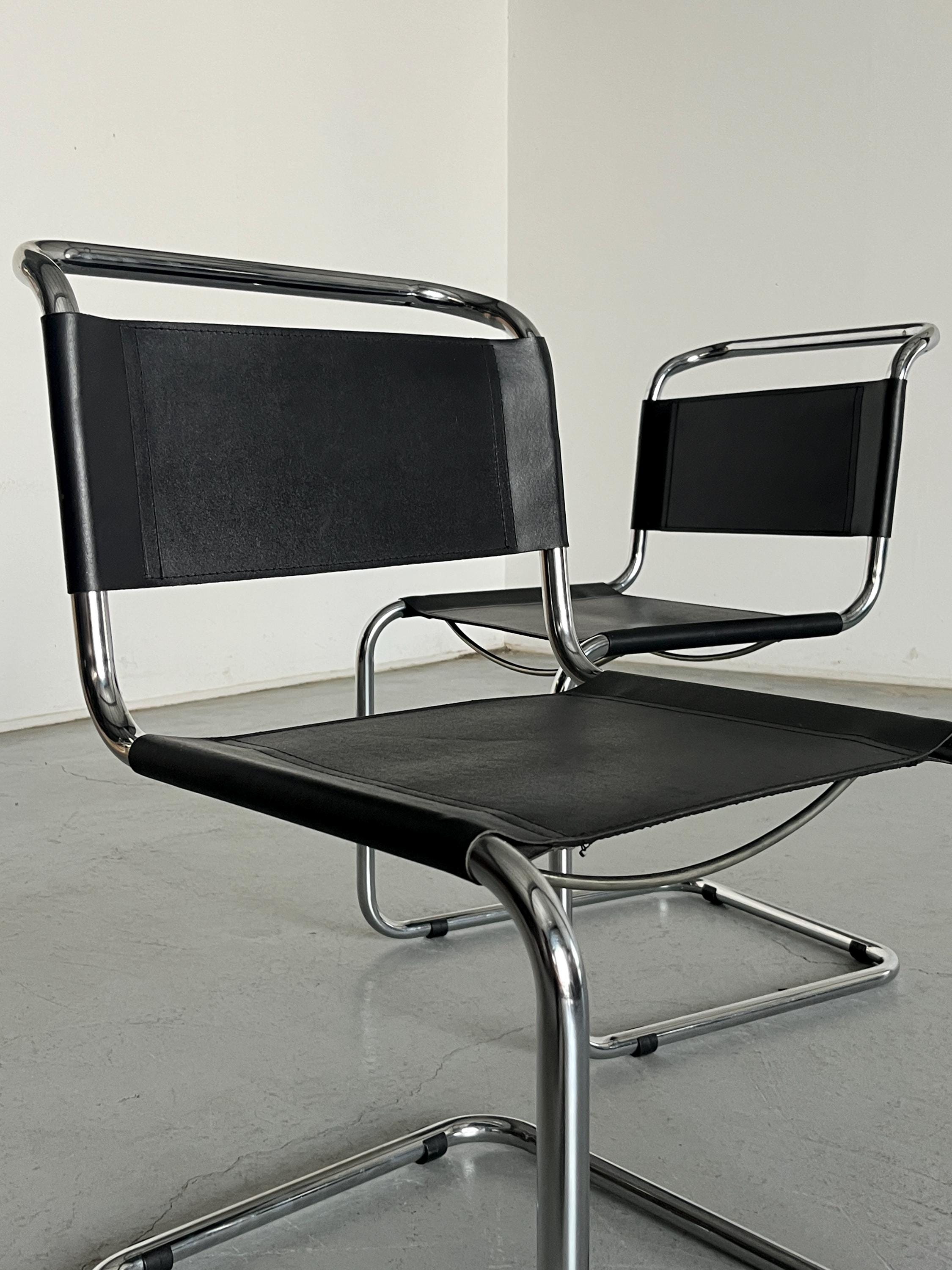 ‘S33’ Style Chairs by Mart Stam