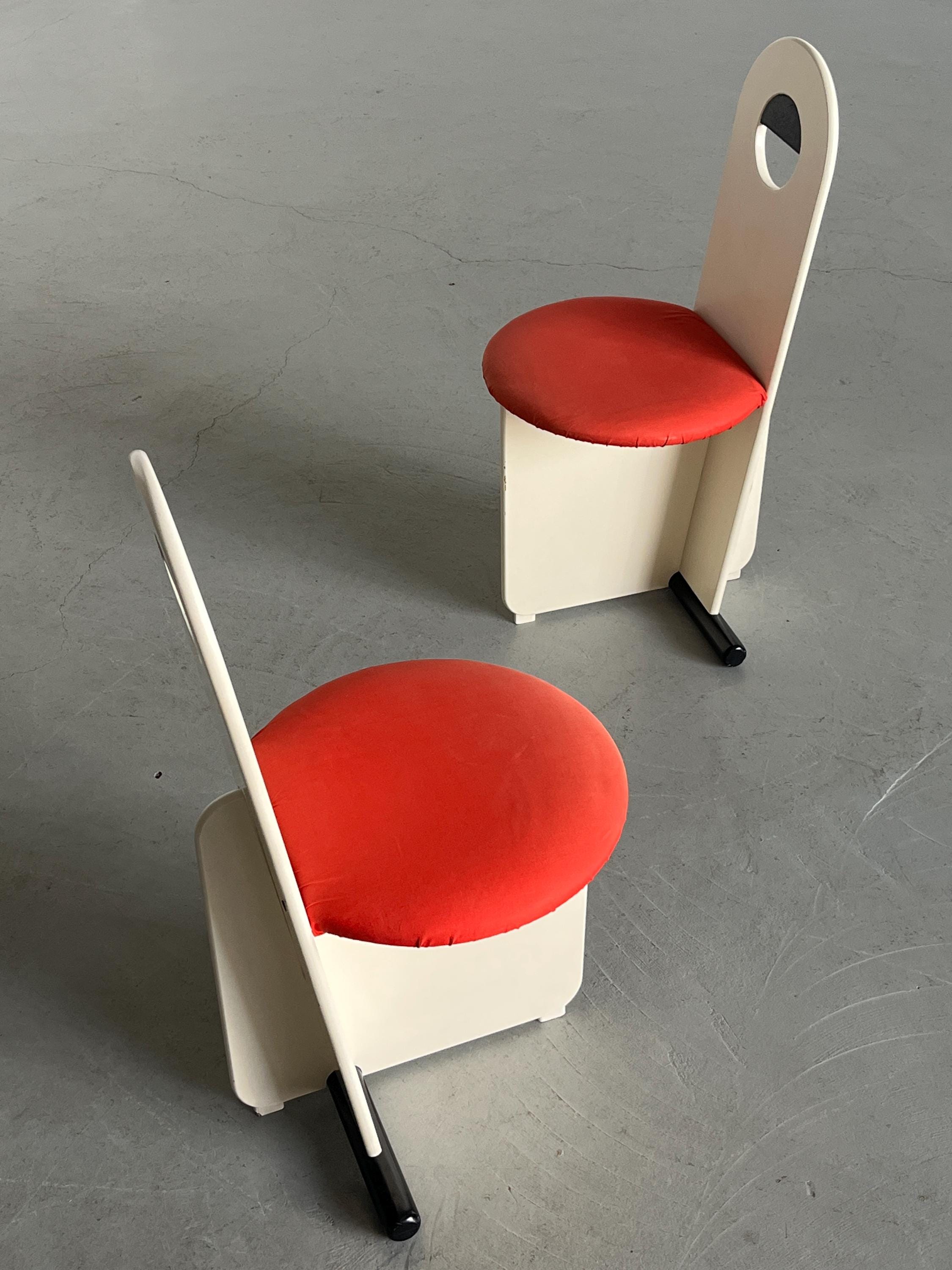 Postmodern Memphis Style Chairs