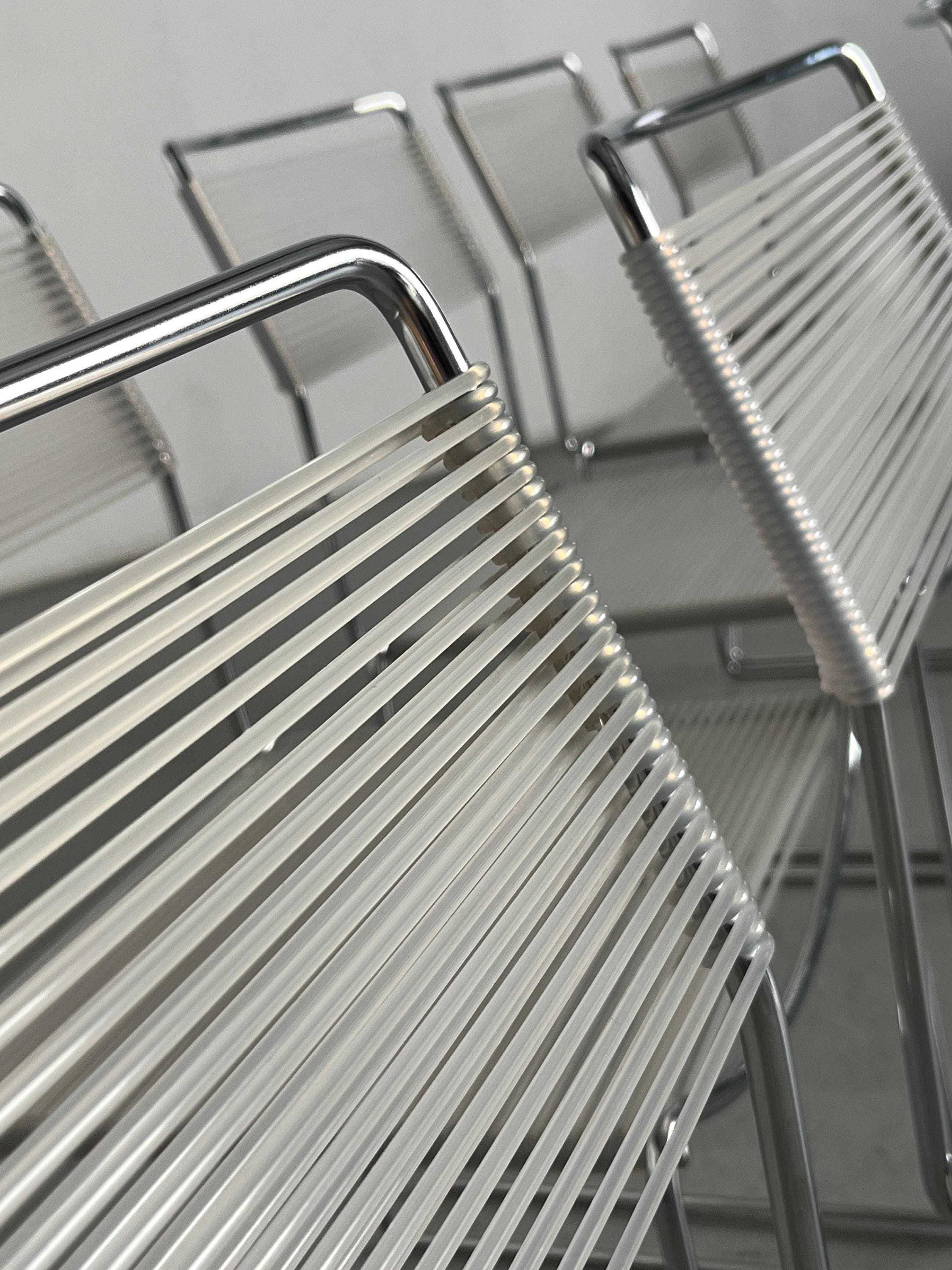 ‘Spaghetti’ Stackable Dining Chair in the Style of Giandomenico Belotti