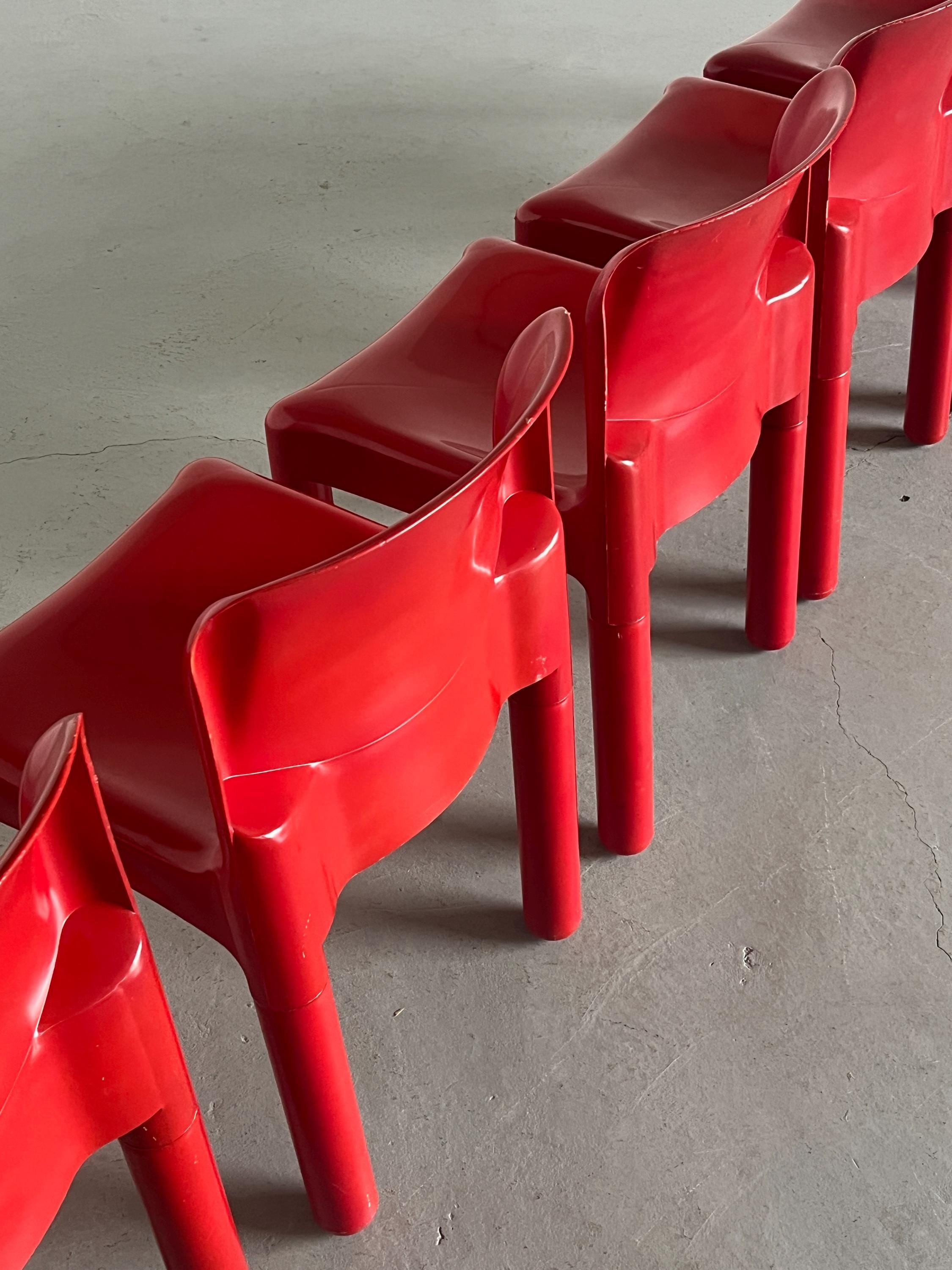 Kartell ‘4875’ Dining Chairs by Carlo Bartoli