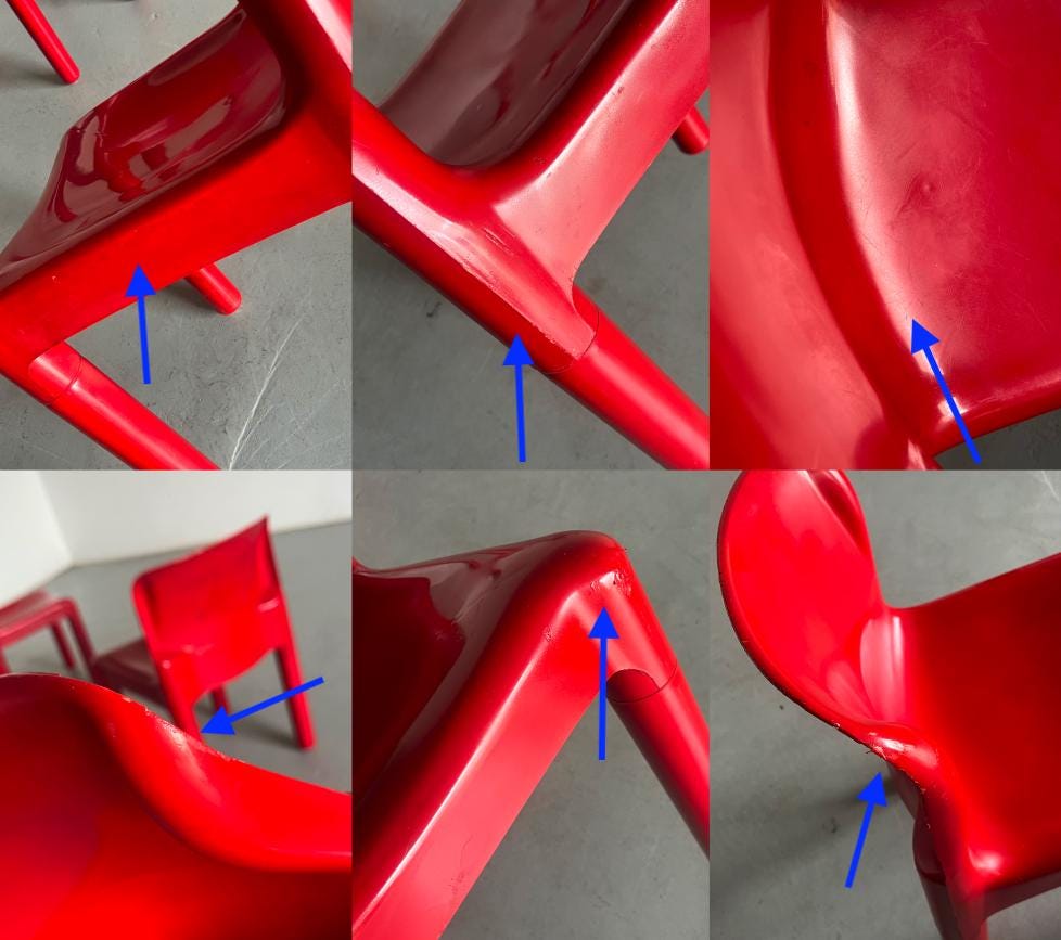 Kartell ‘4875’ Dining Chairs by Carlo Bartoli
